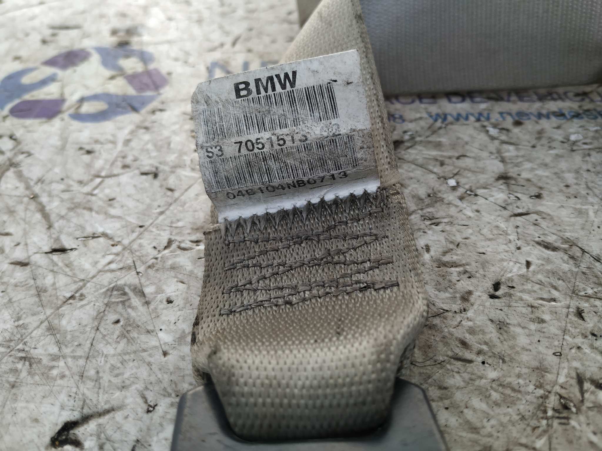 CINTURON TRASERO IZQUIERDO BMW X5 (E53) - vista 5