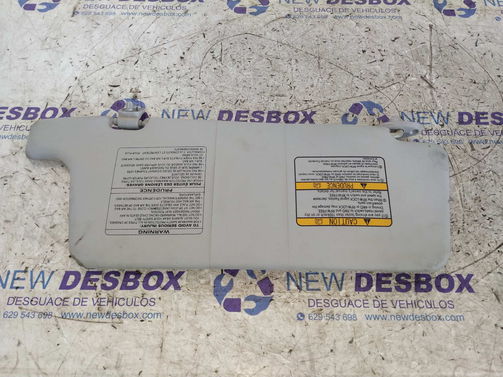 PARASOL DERECHO FORD RANGER (ES)