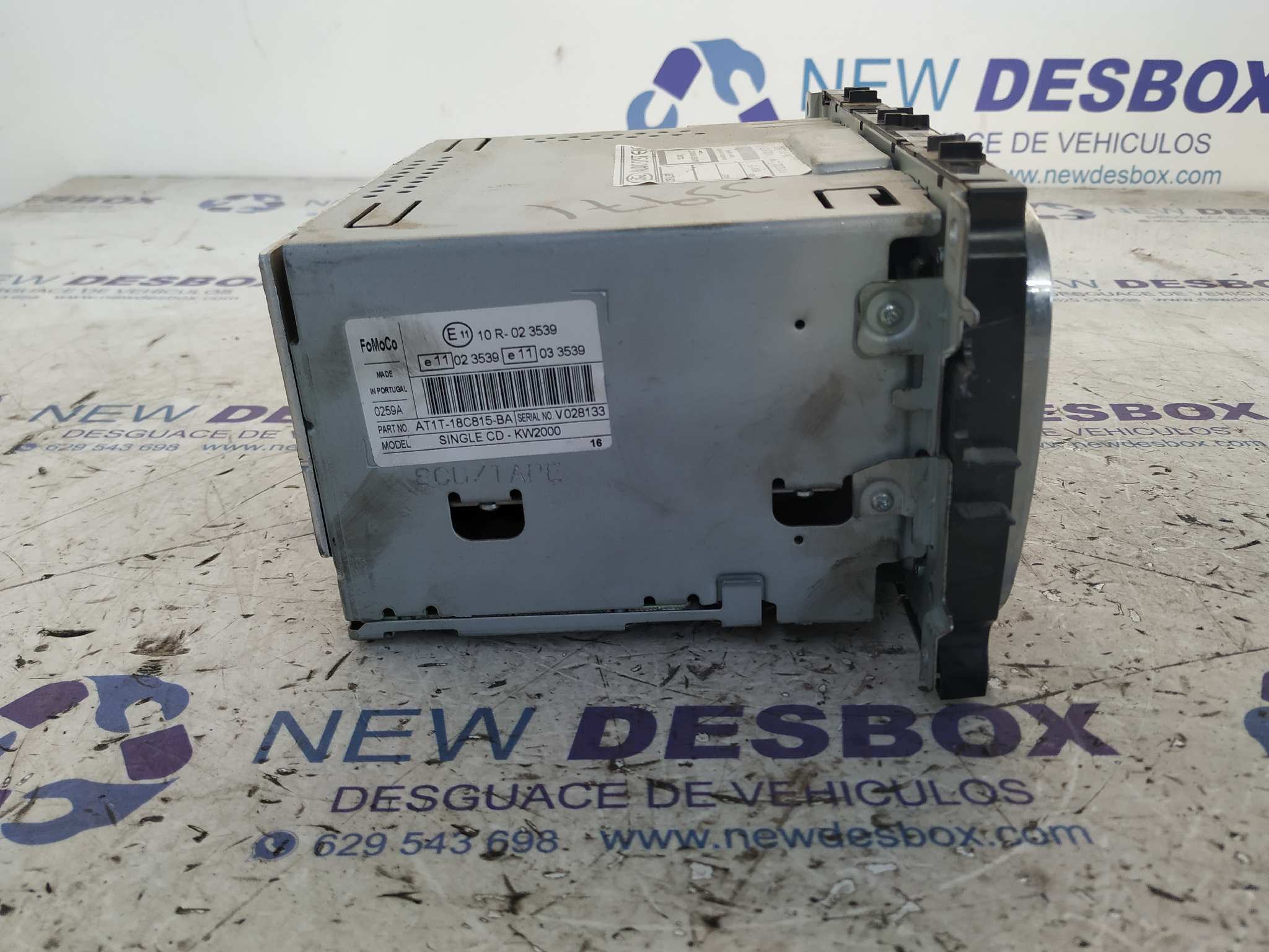 SISTEMA AUDIO / RADIO CD FORD TOURNEO CONNECT (TC7) - vista 4