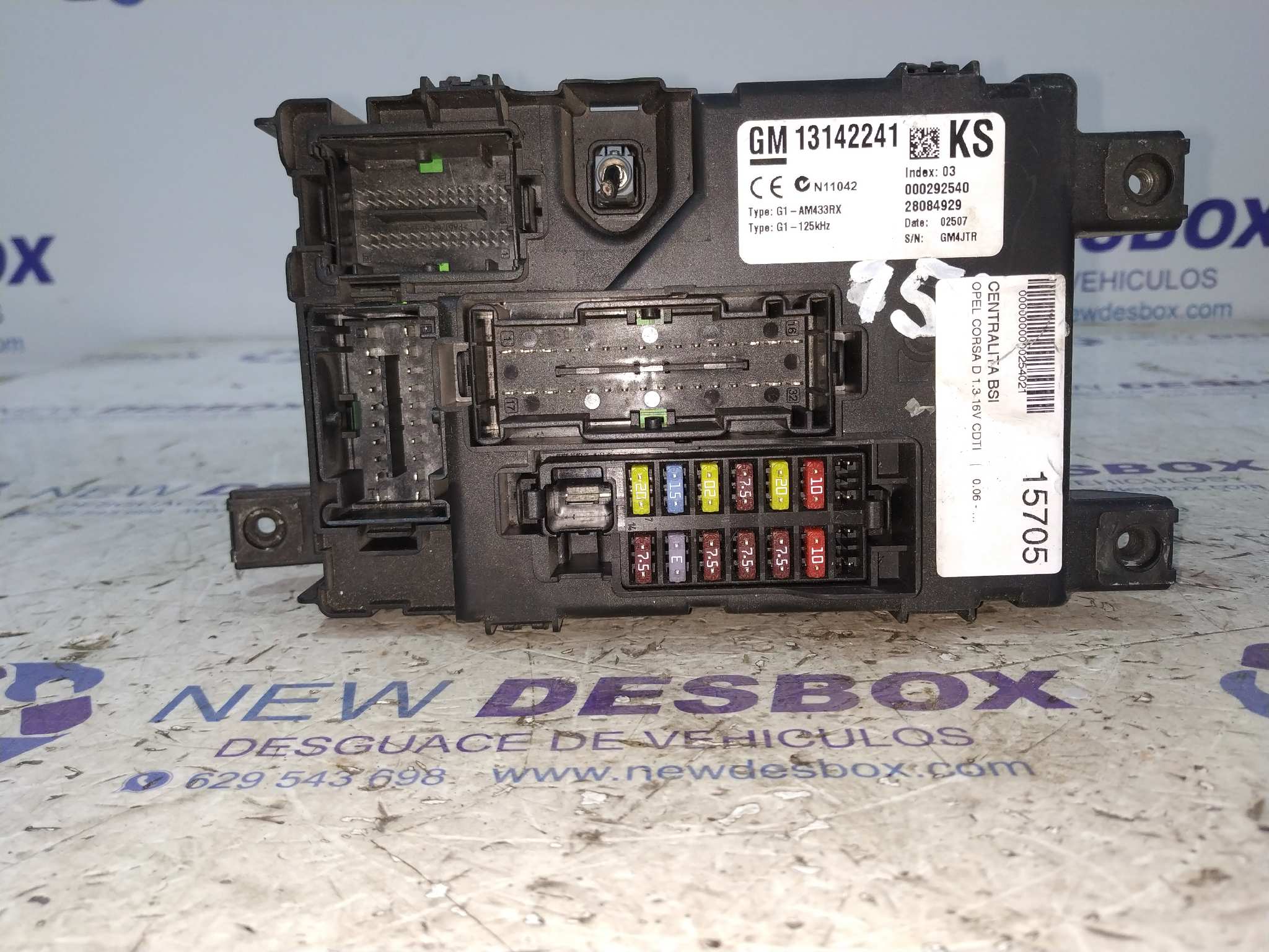 CENTRALITA BSI OPEL CORSA D