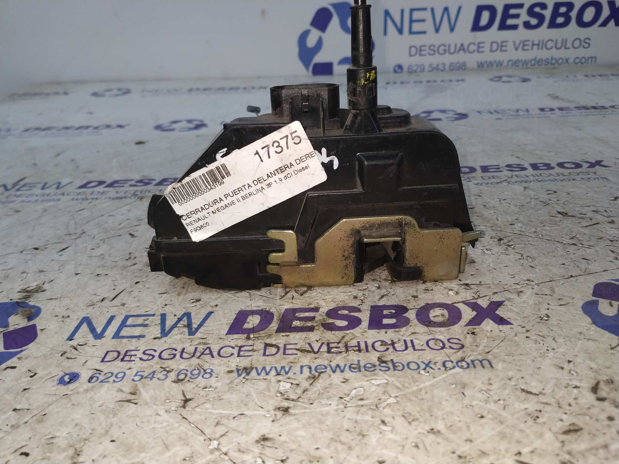 CERRADURA PUERTA DELANTERA DERECHA RENAULT MEGANE II BERLINA 3P - vista 2