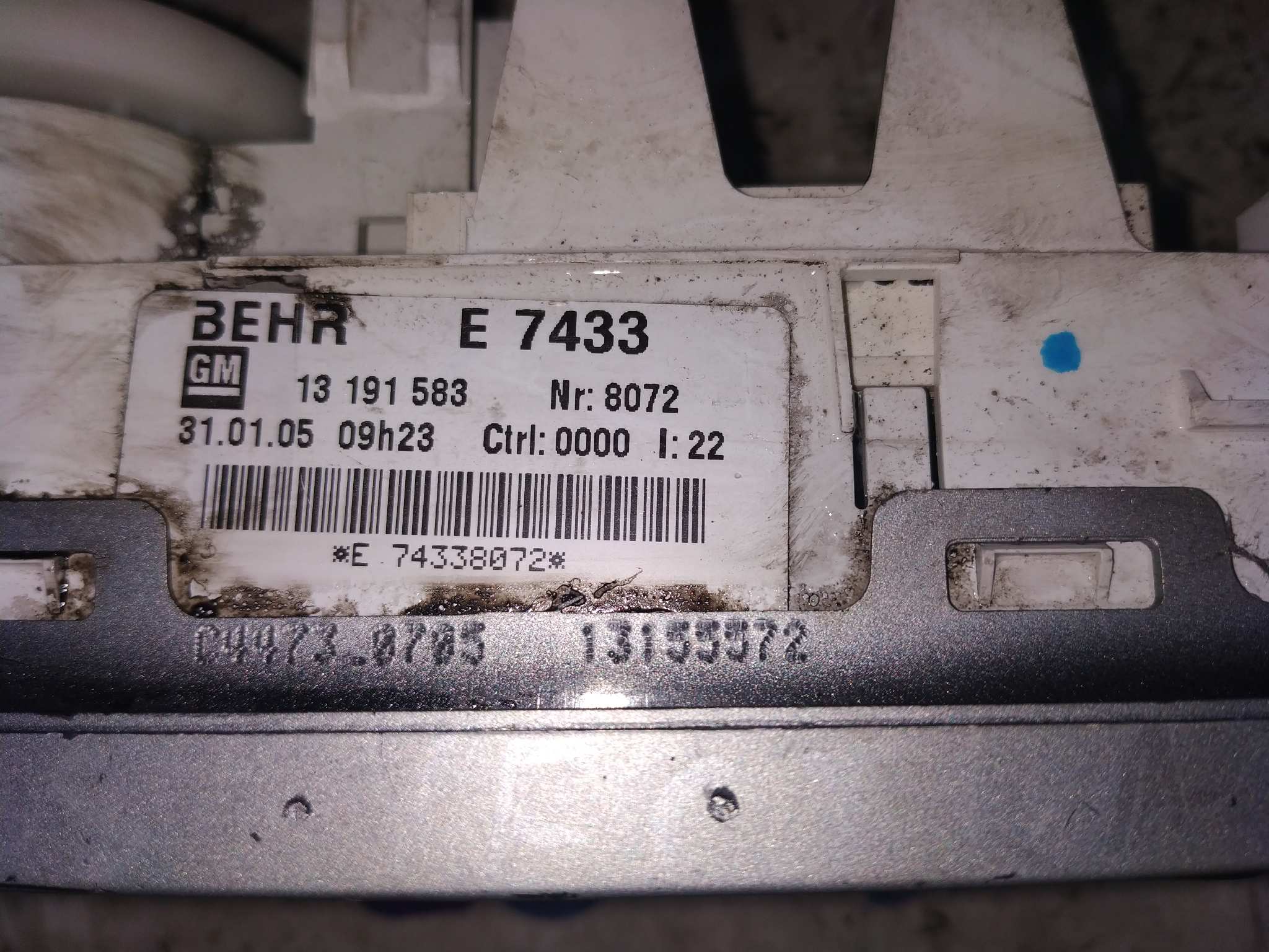 MANDO CALEFACCION / AIRE ACONDICIONADO OPEL MERIVA - vista 4