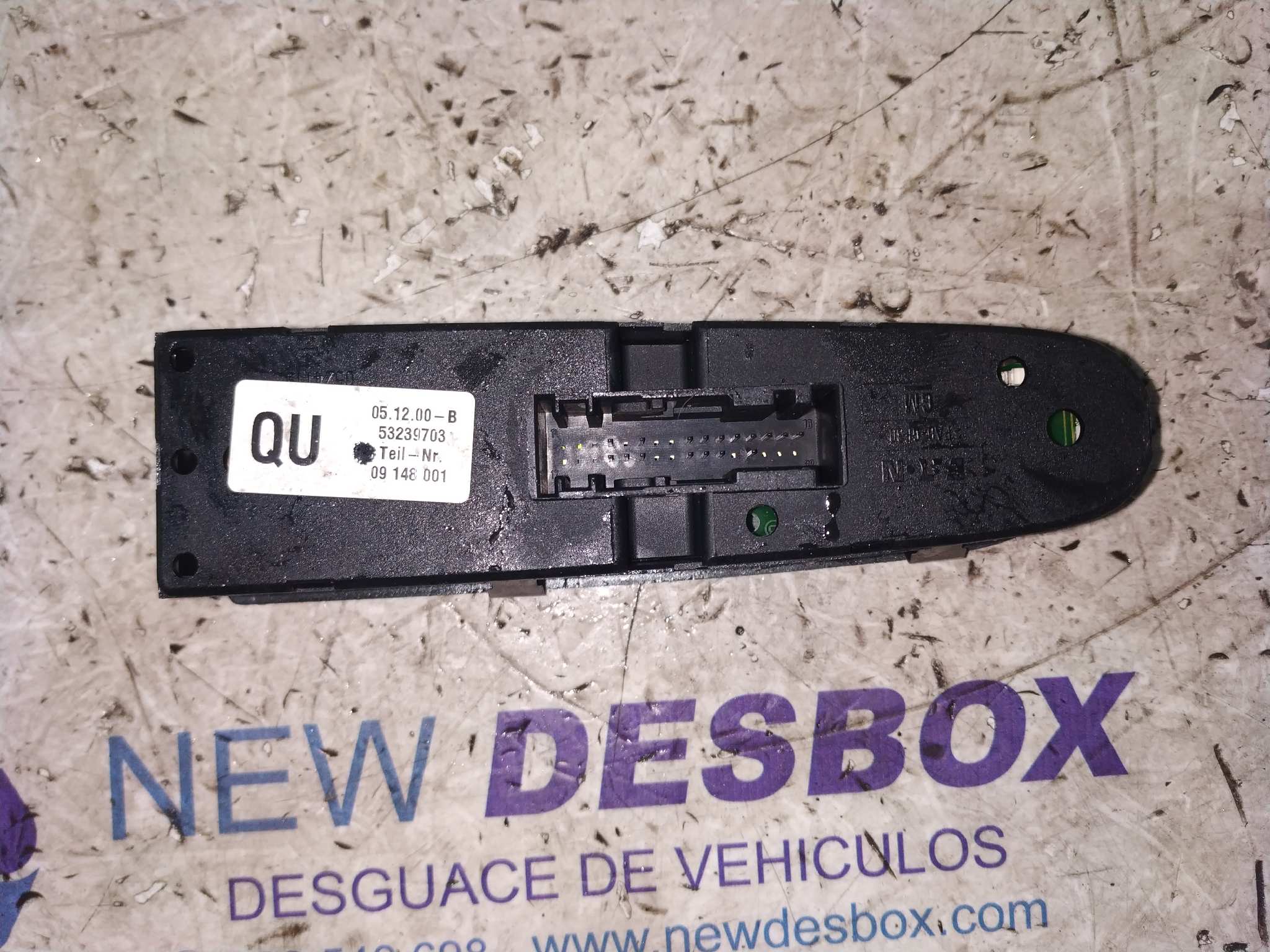 MANDO ELEVALUNAS DELANTERO IZQUIERDO OPEL OMEGA B - vista 3