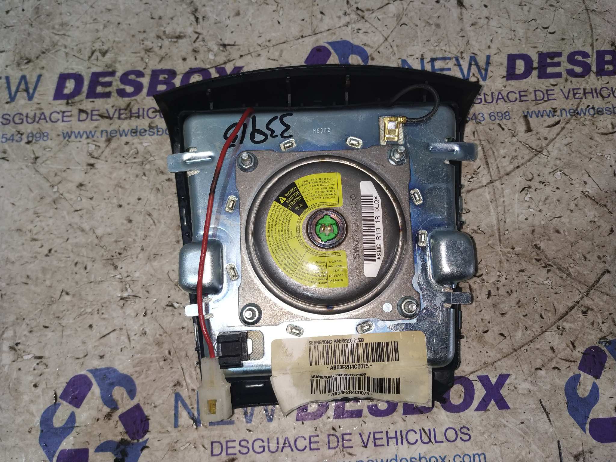 AIRBAG DELANTERO IZQUIERDO SSANGYONG REXTON - vista 2