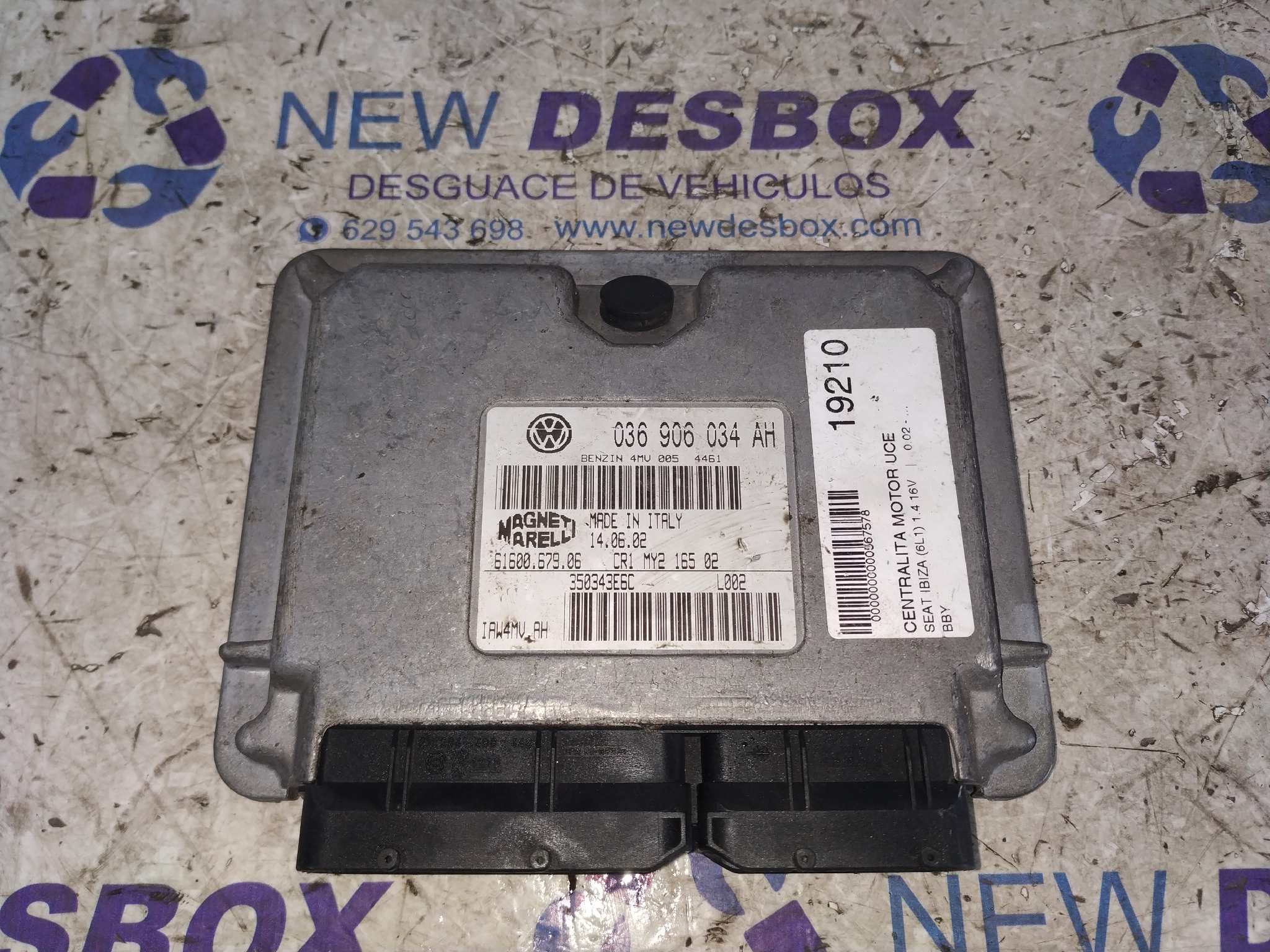 CENTRALITA MOTOR UCE SEAT IBIZA (6L1)