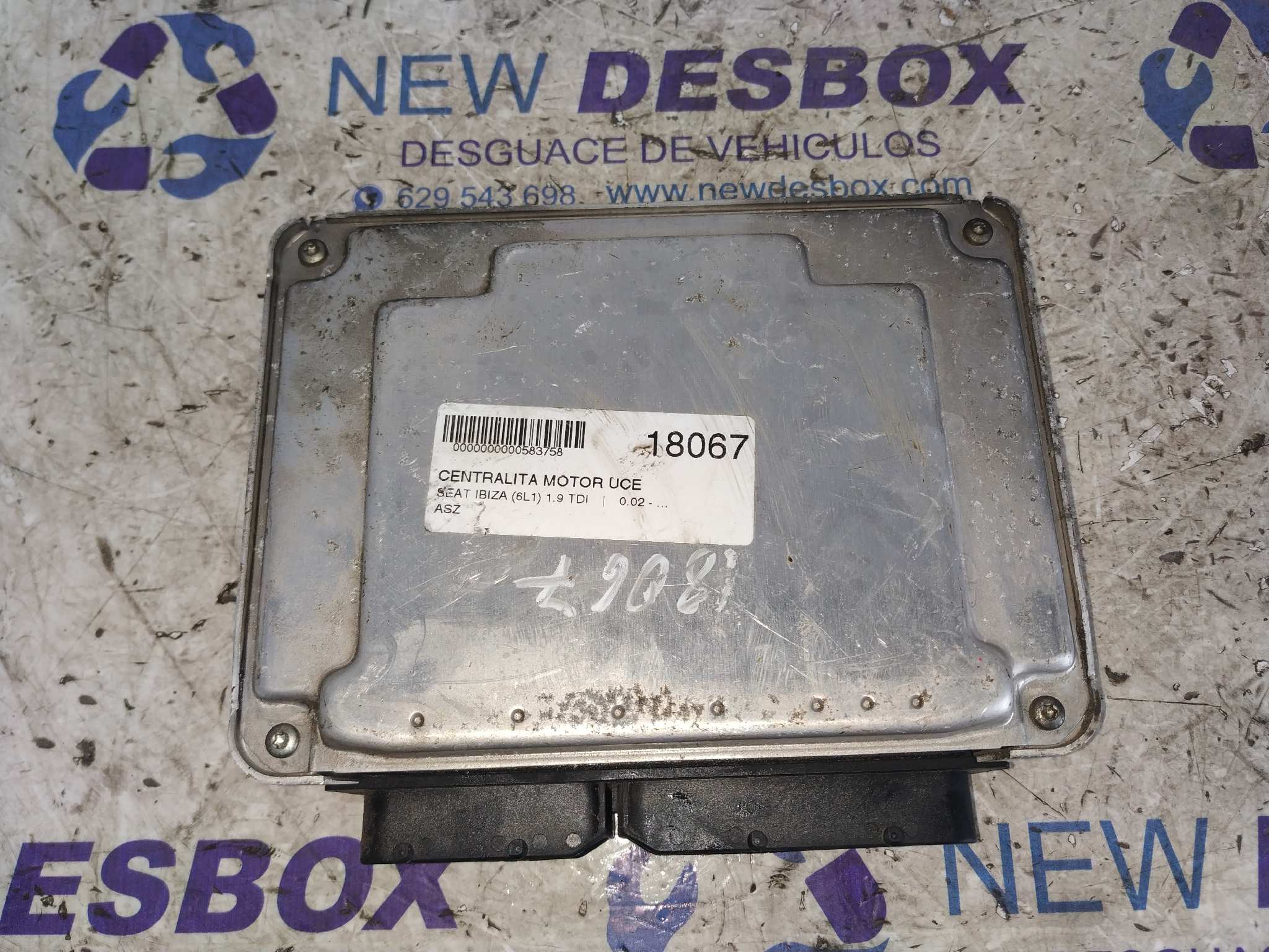CENTRALITA MOTOR UCE SEAT IBIZA (6L1) - vista 2