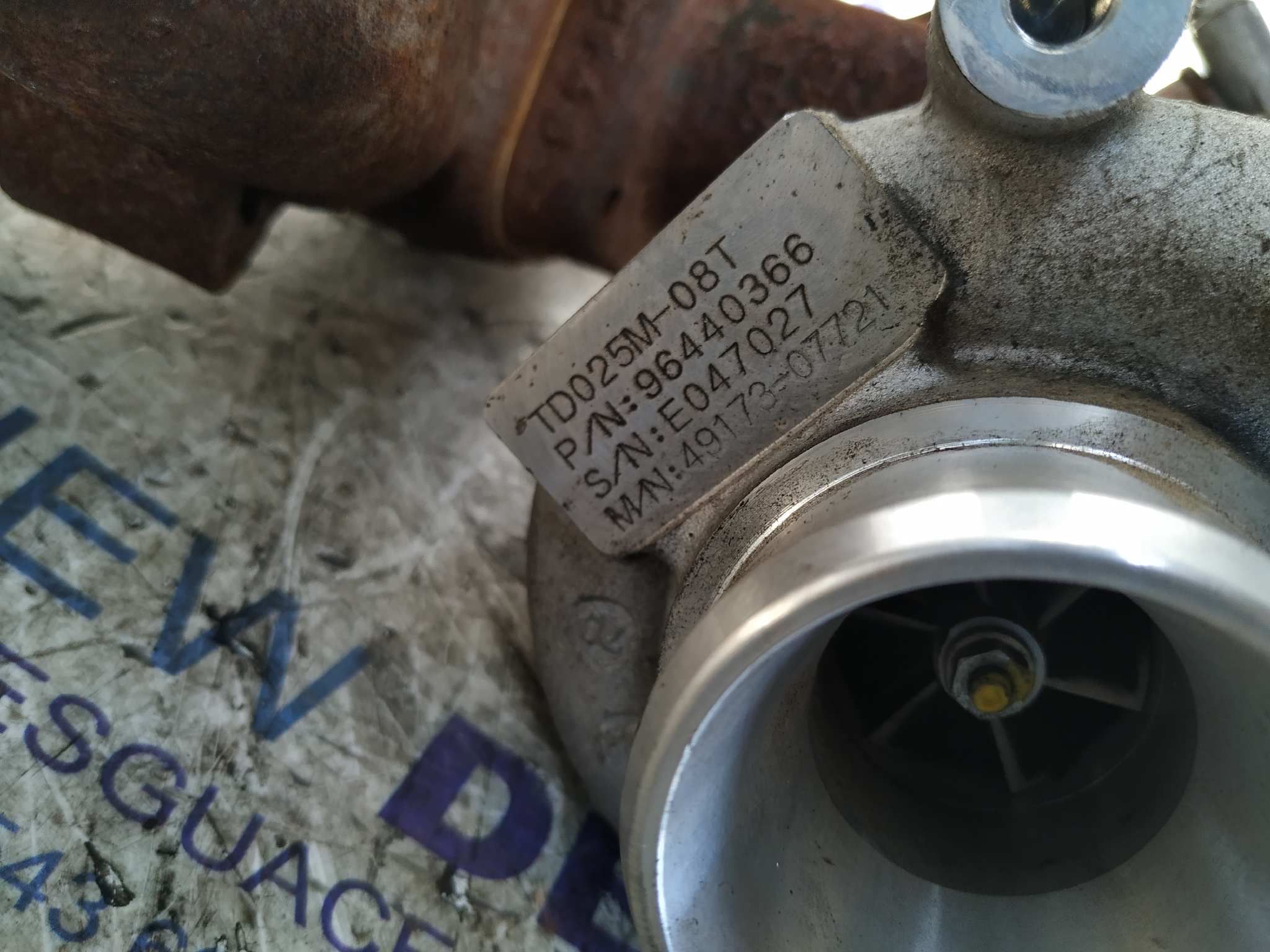 TURBOCOMPRESOR CHEVROLET NUBIRA BERLINA - vista 6