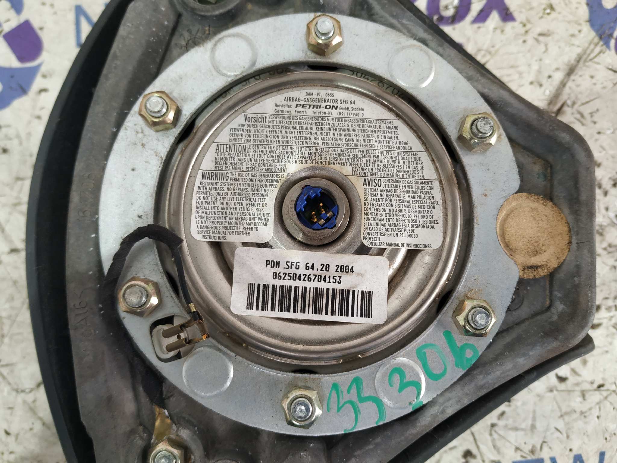 AIRBAG DELANTERO IZQUIERDO AUDI A3 (8P) - vista 4