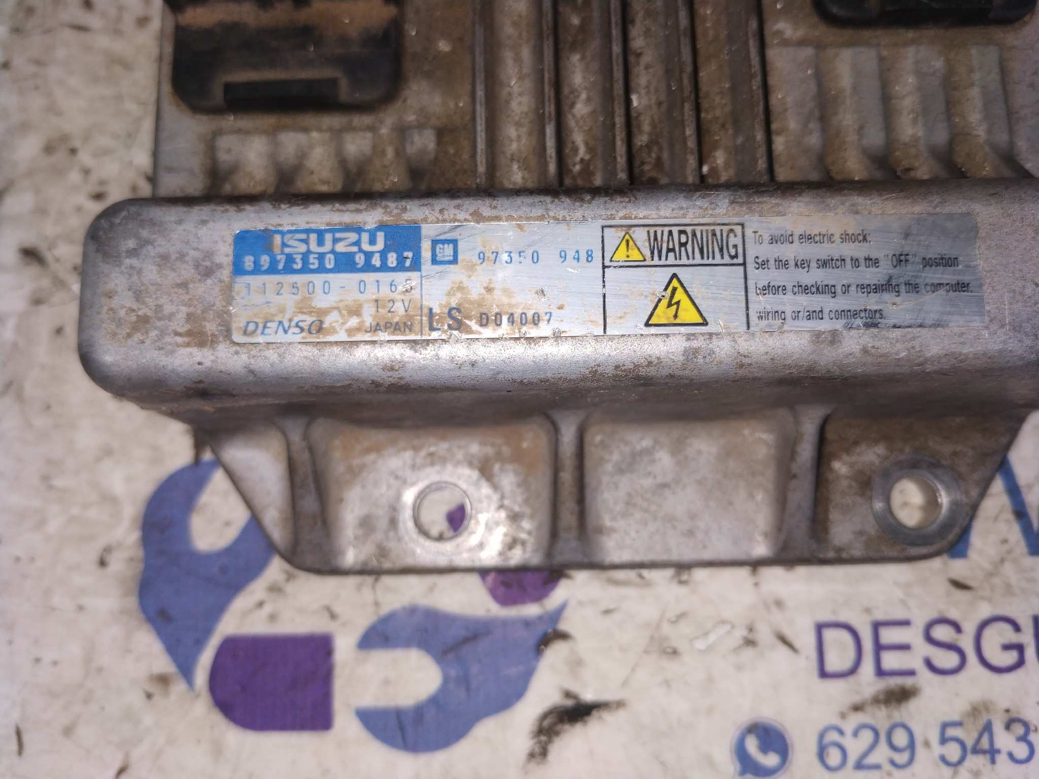 CENTRALITA MOTOR UCE OPEL MERIVA - vista 3