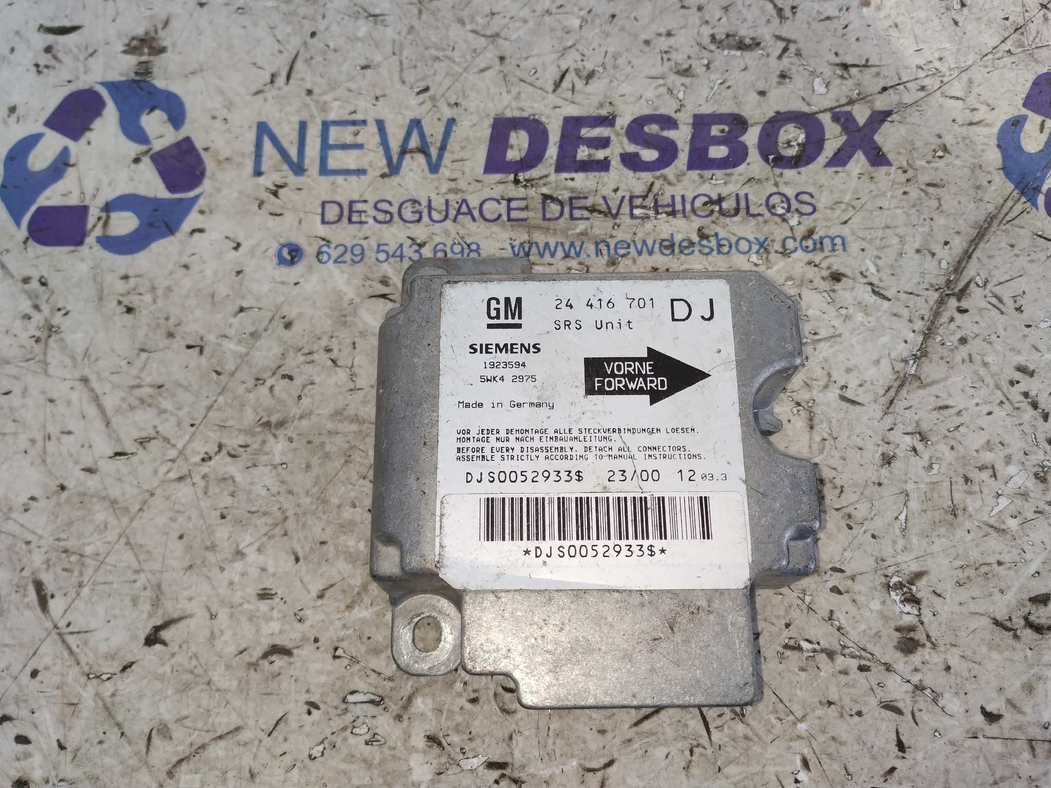 CENTRALITA AIRBAG OPEL VECTRA B