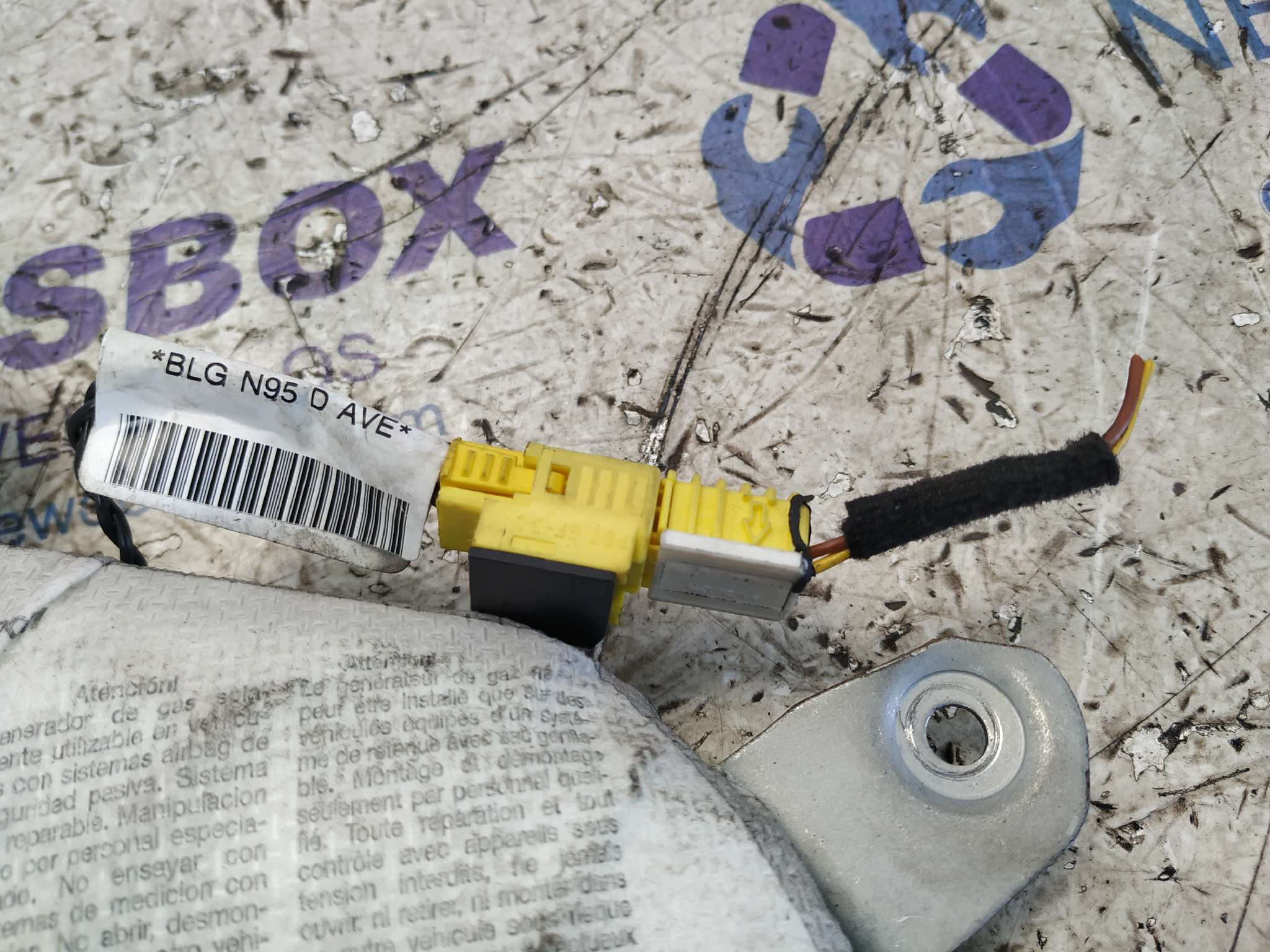 AIRBAG LATERAL DELANTERO IZQUIERDO BMW SERIE 5 BERLINA (E39) - vista 2