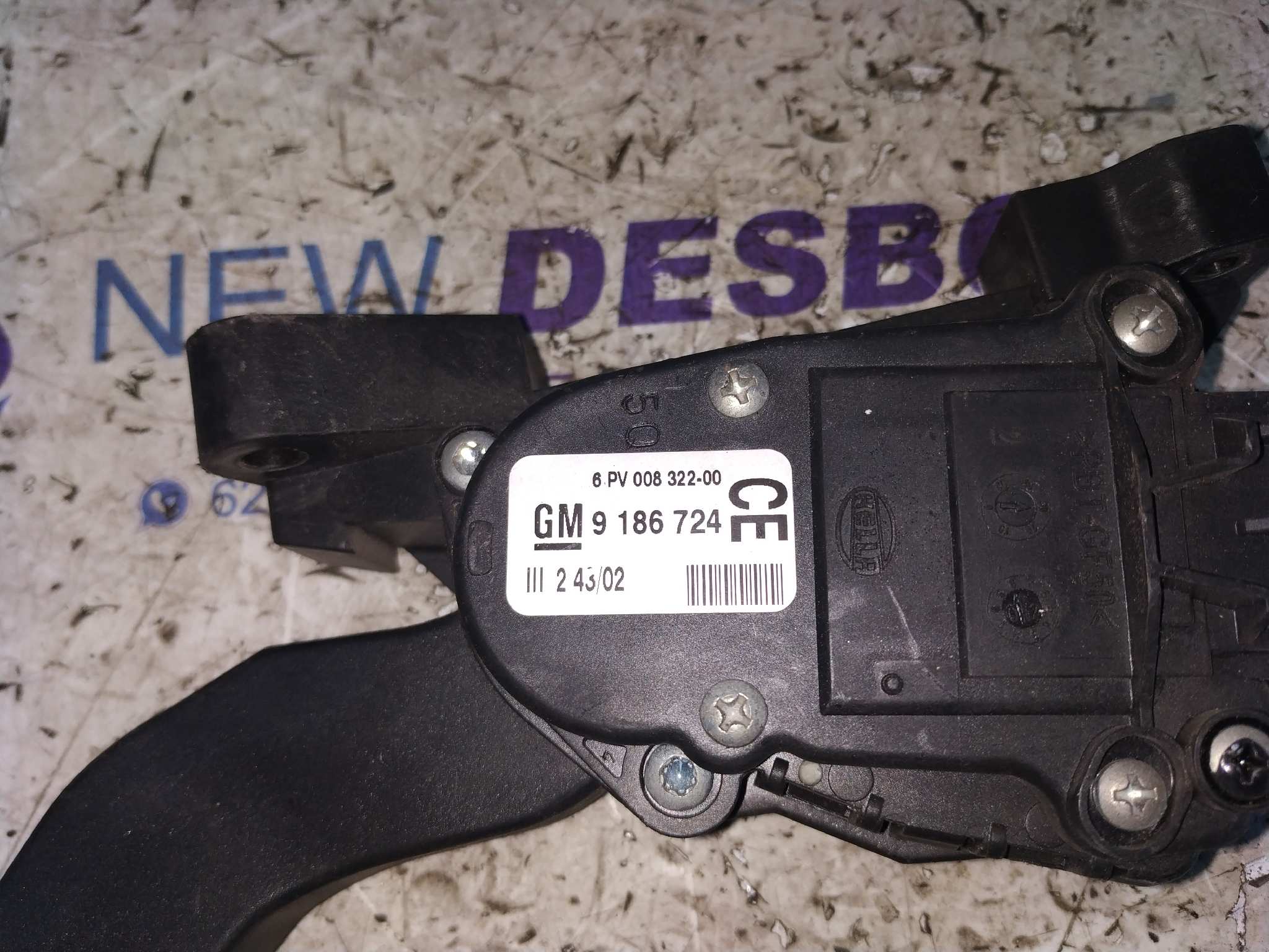 POTENCIOMETRO PEDAL OPEL VECTRA C BERLINA - vista 5