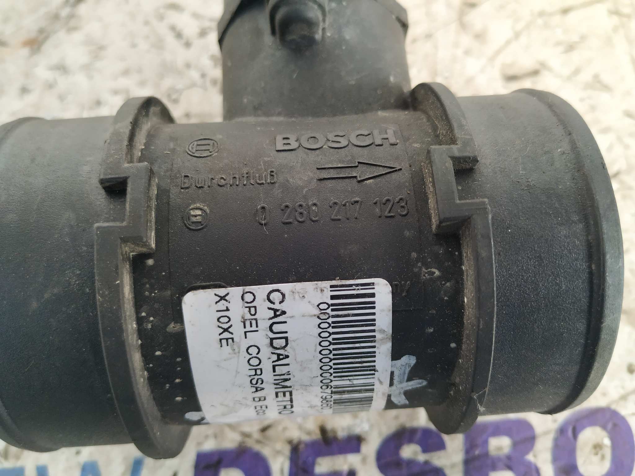 CAUDALIMETRO OPEL CORSA B - vista 4