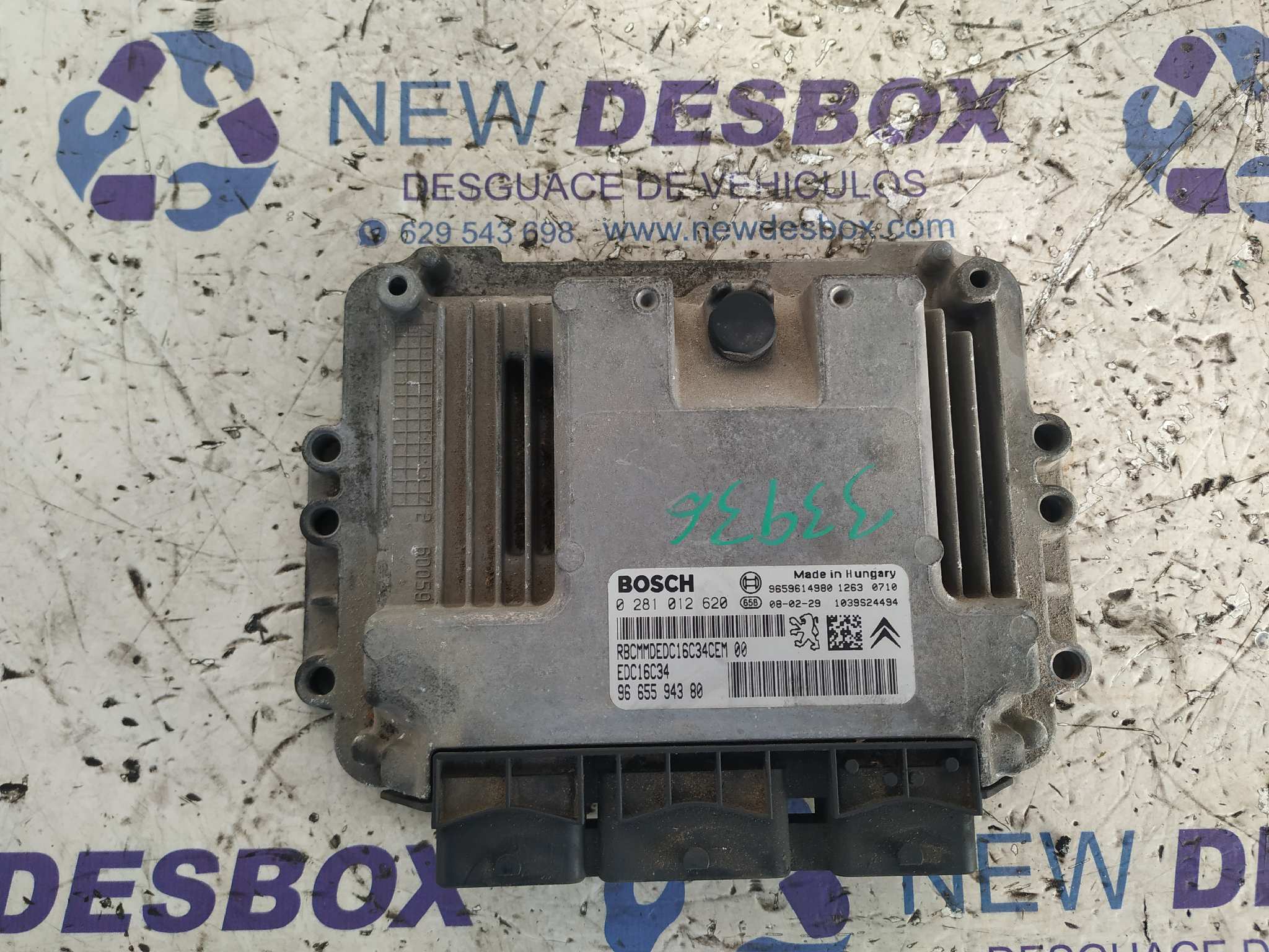 CENTRALITA MOTOR UCE CITROEN BERLINGO CUADRO