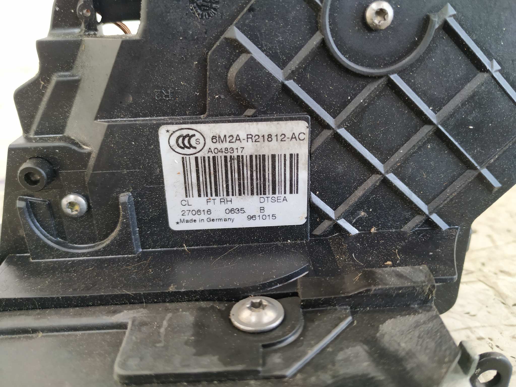 CERRADURA PUERTA DELANTERA DERECHA FORD S-MAX (CA1) - vista 3