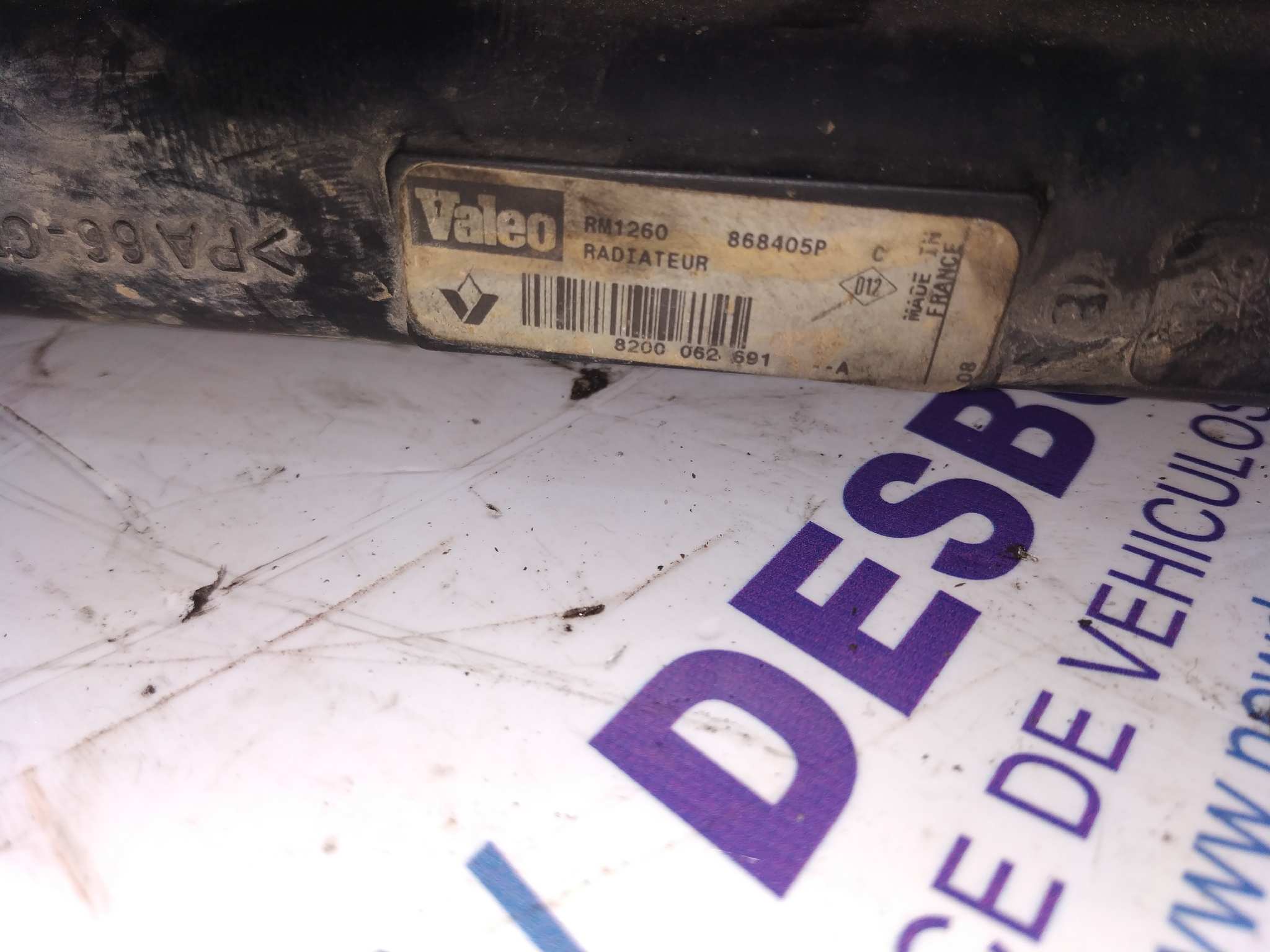 RADIADOR AGUA RENAULT SCENIC RX4 (JA0) - vista 2