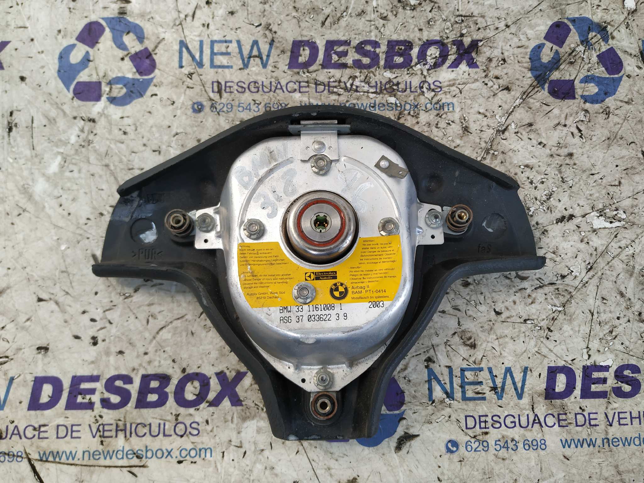 AIRBAG DELANTERO IZQUIERDO BMW SERIE 3 BERLINA (E36) - vista 3
