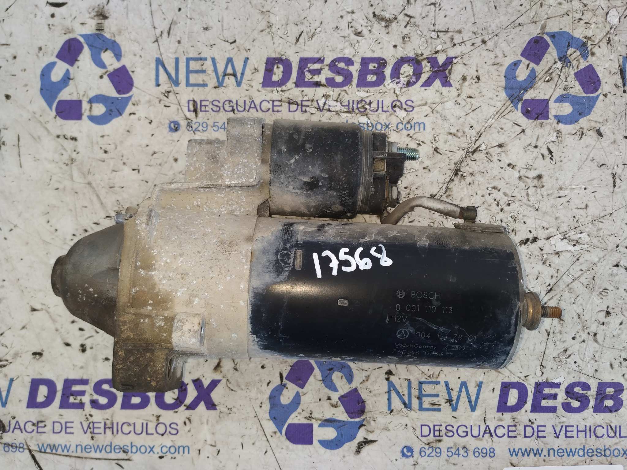 MOTOR ARRANQUE MERCEDES-BENZ CLASE E (W210) BERLINA - vista 4