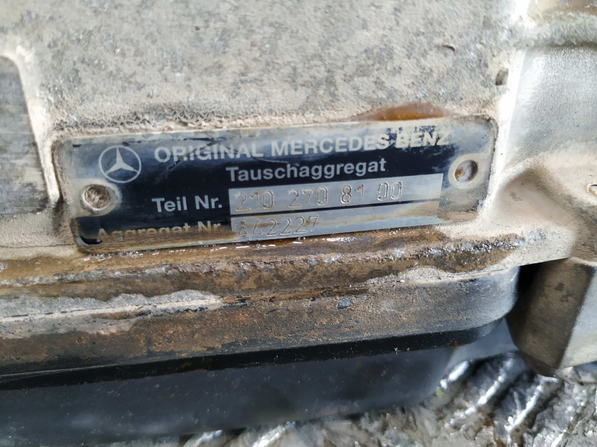 CAJA CAMBIOS MERCEDES-BENZ CLASE E (W210) BERLINA - vista 6