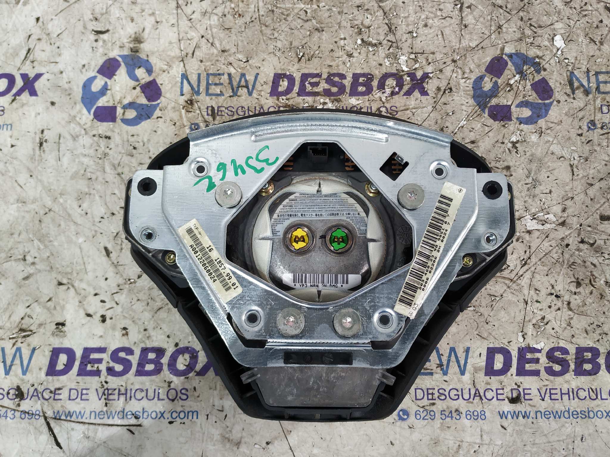 AIRBAG DELANTERO IZQUIERDO MERCEDES-BENZ CLASE C (W203) SPORTCOUPE - vista 3