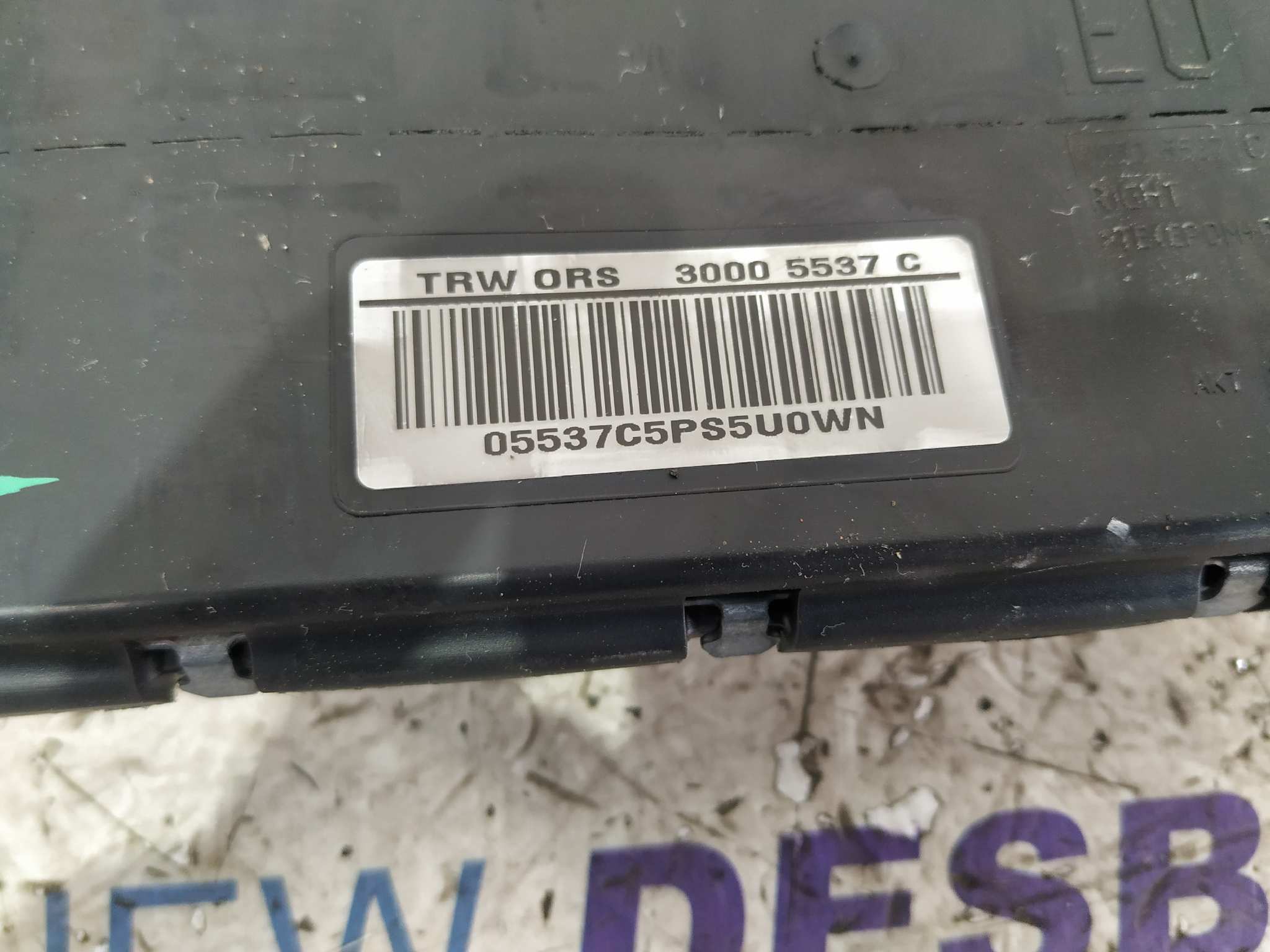 AIRBAG LATERAL DELANTERO DERECHO MERCEDES-BENZ CLASE C (W203) SPORTCOUPE - vista 5