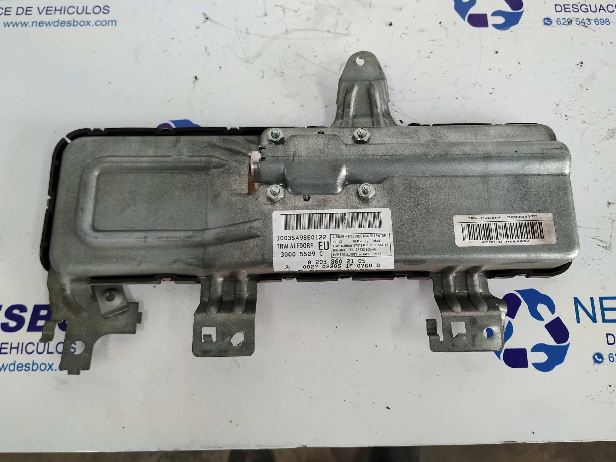 AIRBAG LATERAL DELANTERO IZQUIERDO MERCEDES-BENZ CLASE C (W203) SPORTCOUPE - vista 4