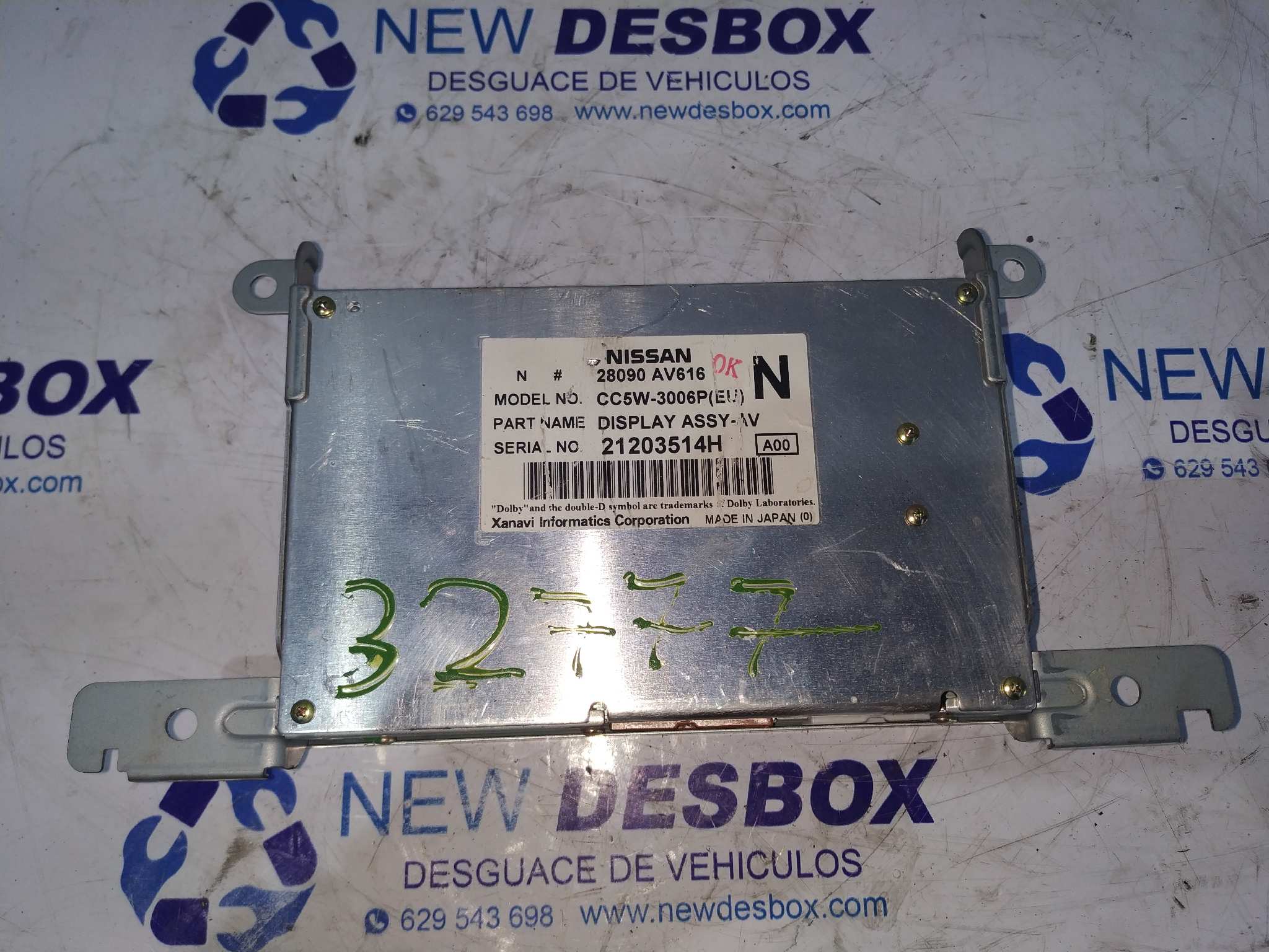 PANTALLA MULTIFUNCION NISSAN PRIMERA BERLINA (P12) - vista 4