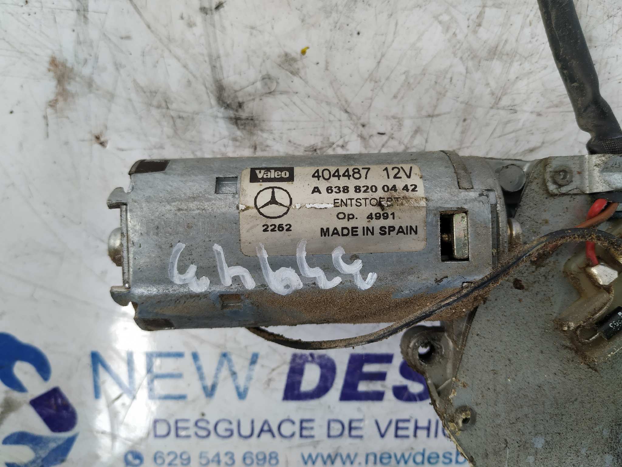 MOTOR LIMPIA TRASERO MERCEDES-BENZ VITO (W638) CAJA CERRADA - vista 4