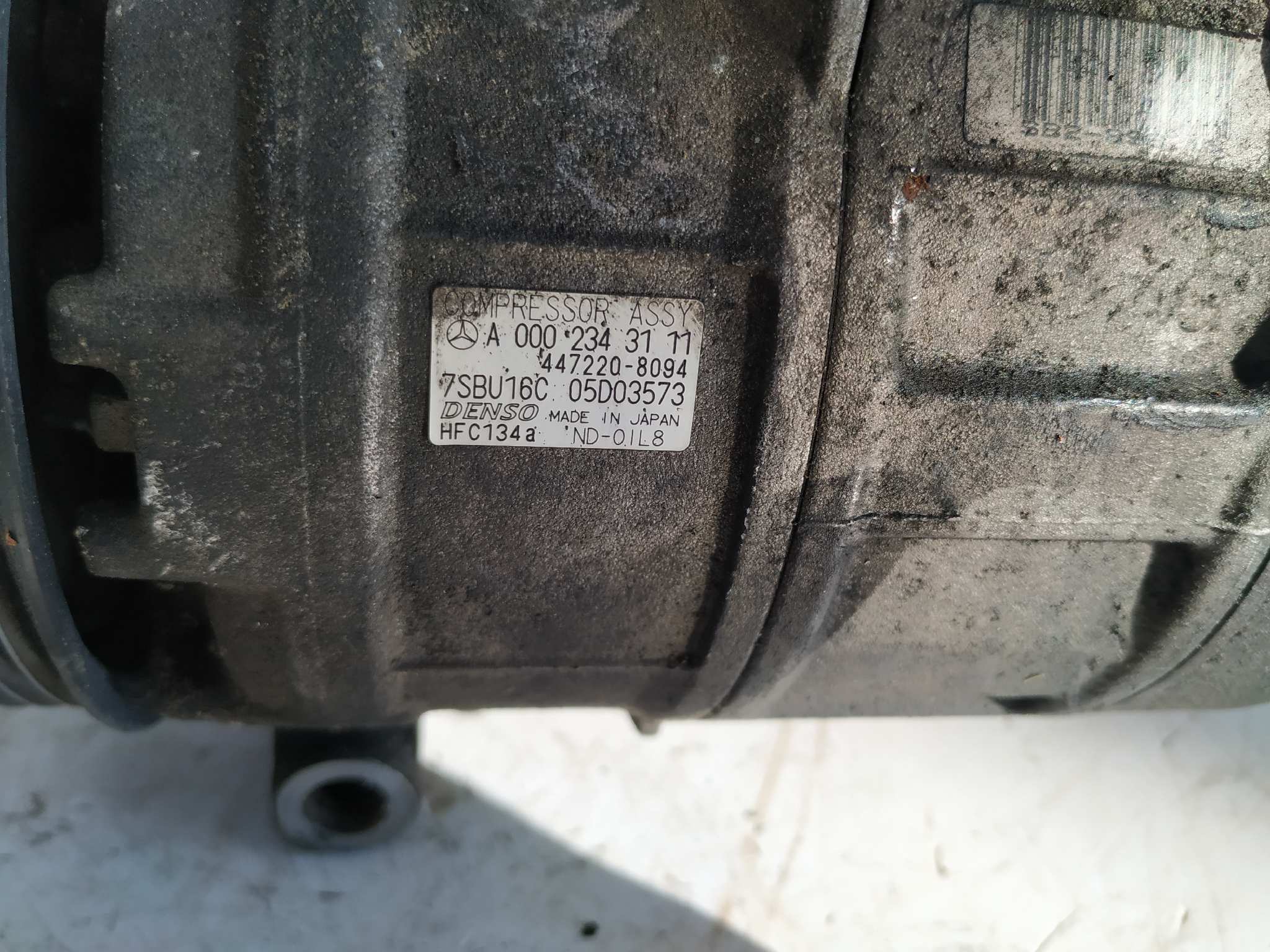 COMPRESOR AIRE ACONDICIONADO MERCEDES-BENZ VITO (W638) CAJA CERRADA - vista 8