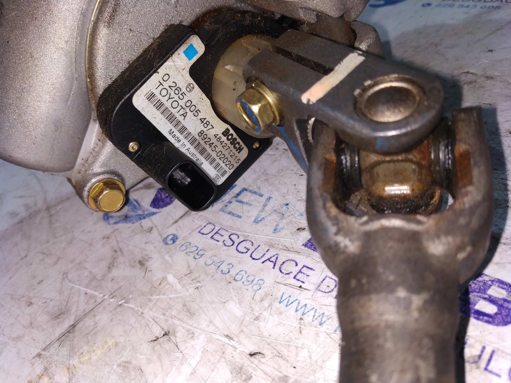 COLUMNA DIRECCION TOYOTA COROLLA (E12) - vista 2