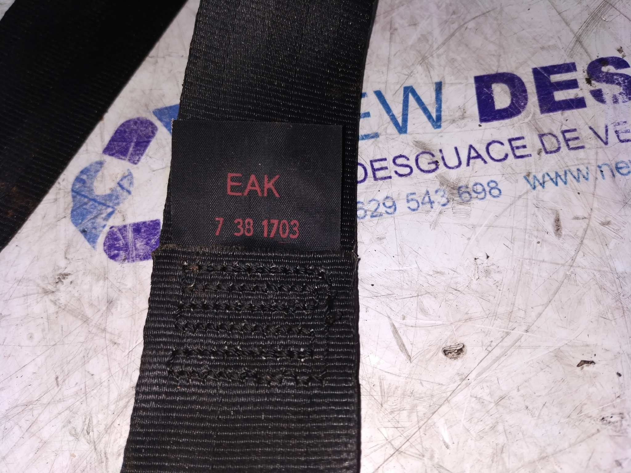 CINTURON DELANTERO DERECHO AIXAM A721 - vista 5