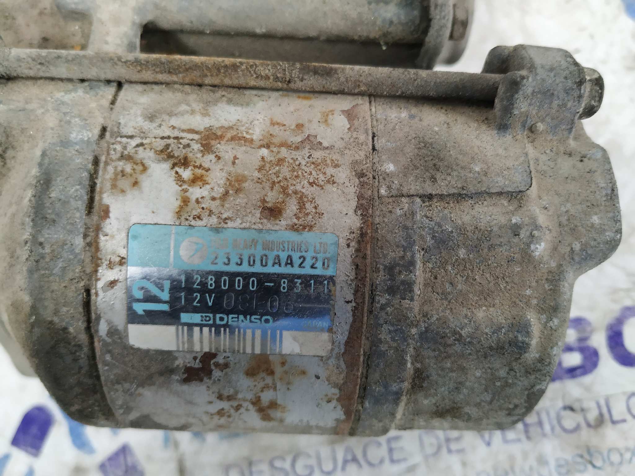 MOTOR ARRANQUE SUBARU LEGACY BERL./FAMILIAR B10 (BC/BJF) - vista 4