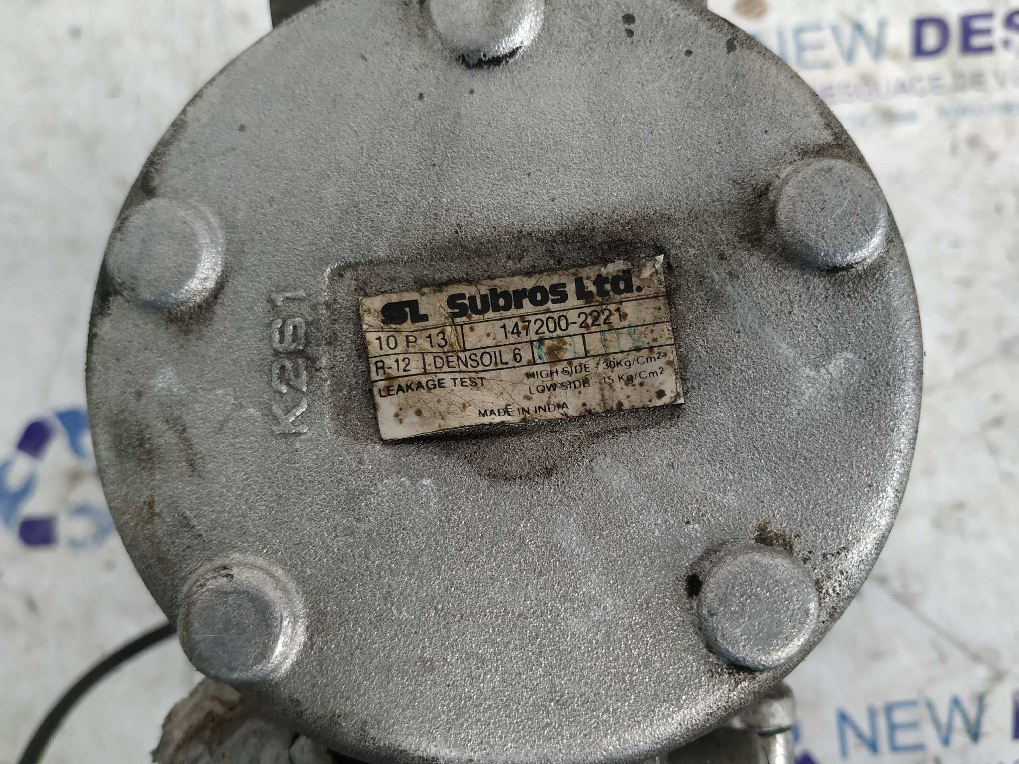 COMPRESOR AIRE ACONDICIONADO TATA SAFARI 2.0 - vista 3