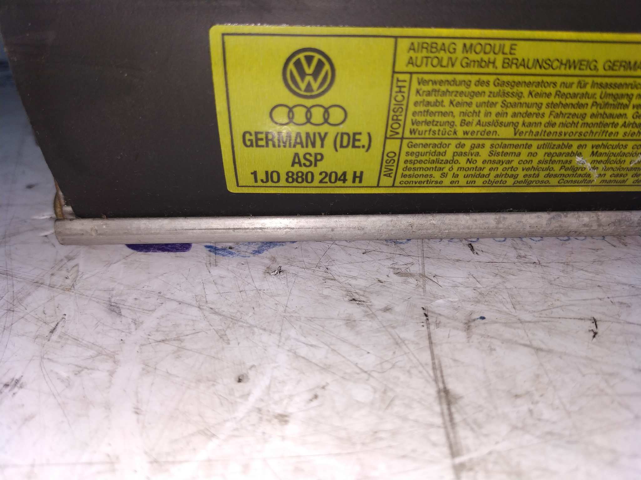 AIRBAG DELANTERO DERECHO SEAT LEON (1M1) - vista 5