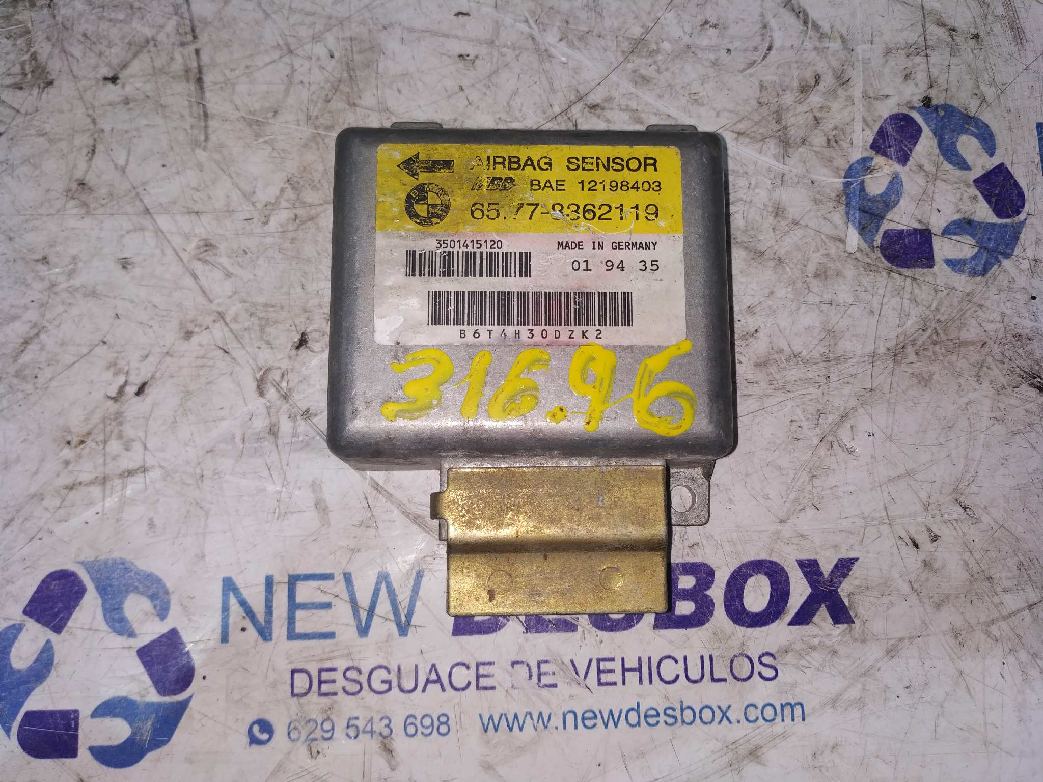 CENTRALITA AIRBAG BMW SERIE 5 BERLINA (E39)