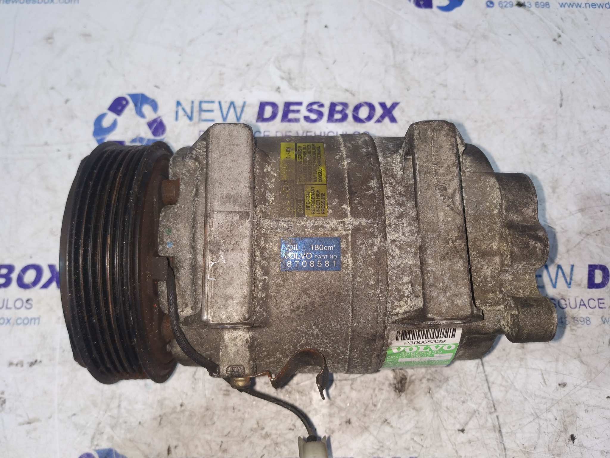 COMPRESOR AIRE ACONDICIONADO VOLVO S60 BERLINA - vista 6