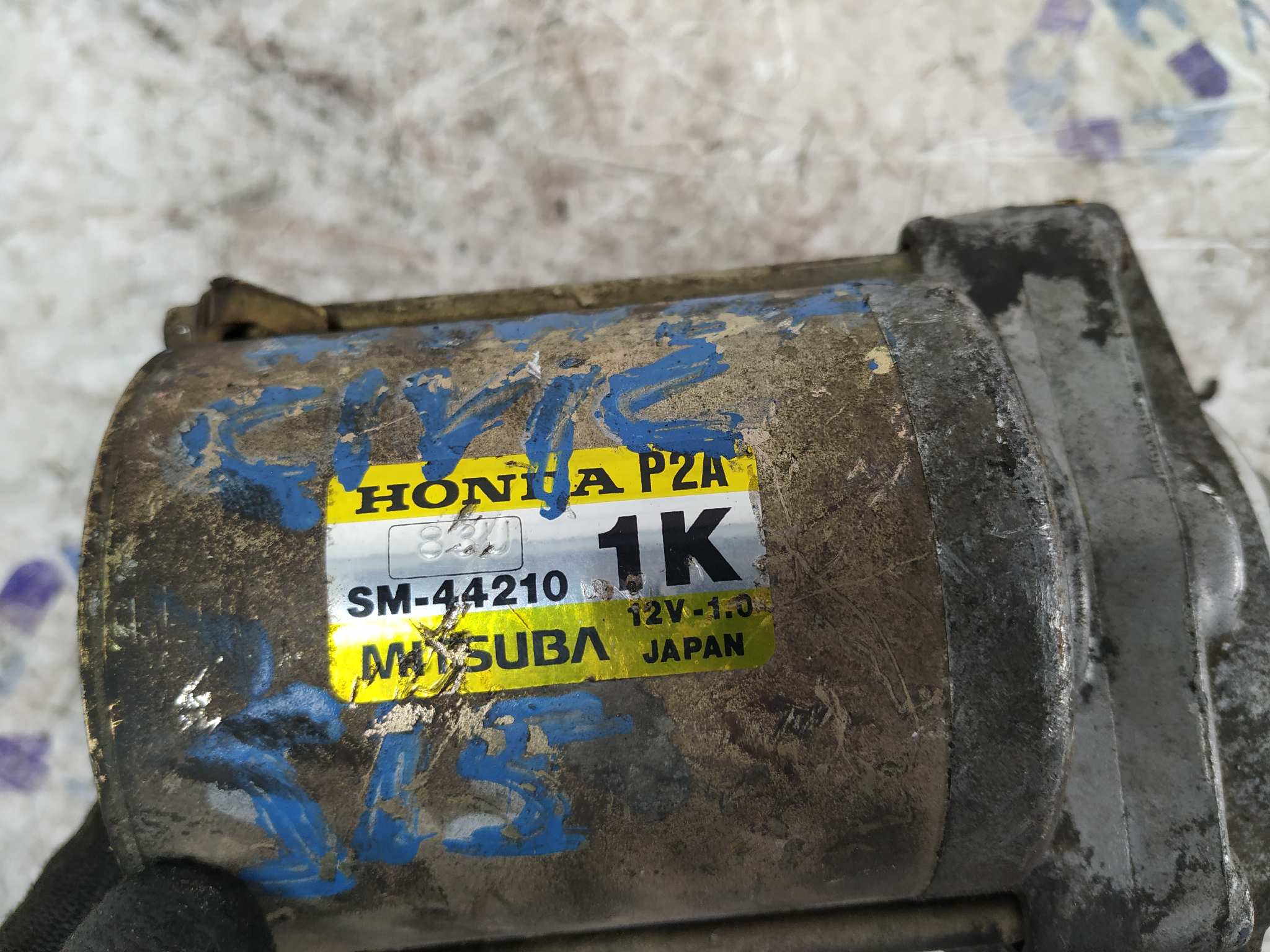 MOTOR ARRANQUE HONDA CIVIC BERLINA 3/4 (EJ/EK) - vista 3