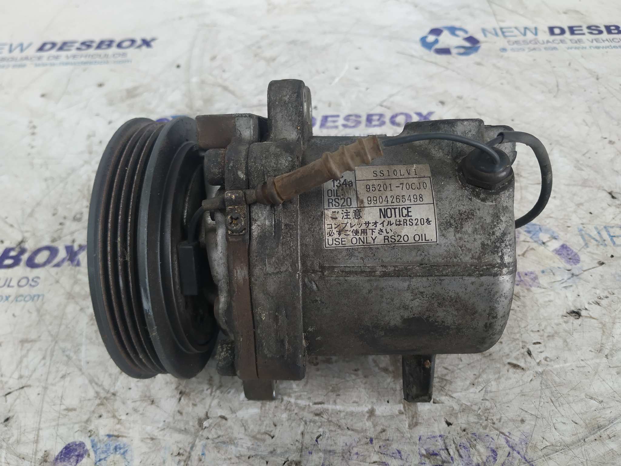 COMPRESOR AIRE ACONDICIONADO SUZUKI BALENO BERLINA SY (EG) - vista 2