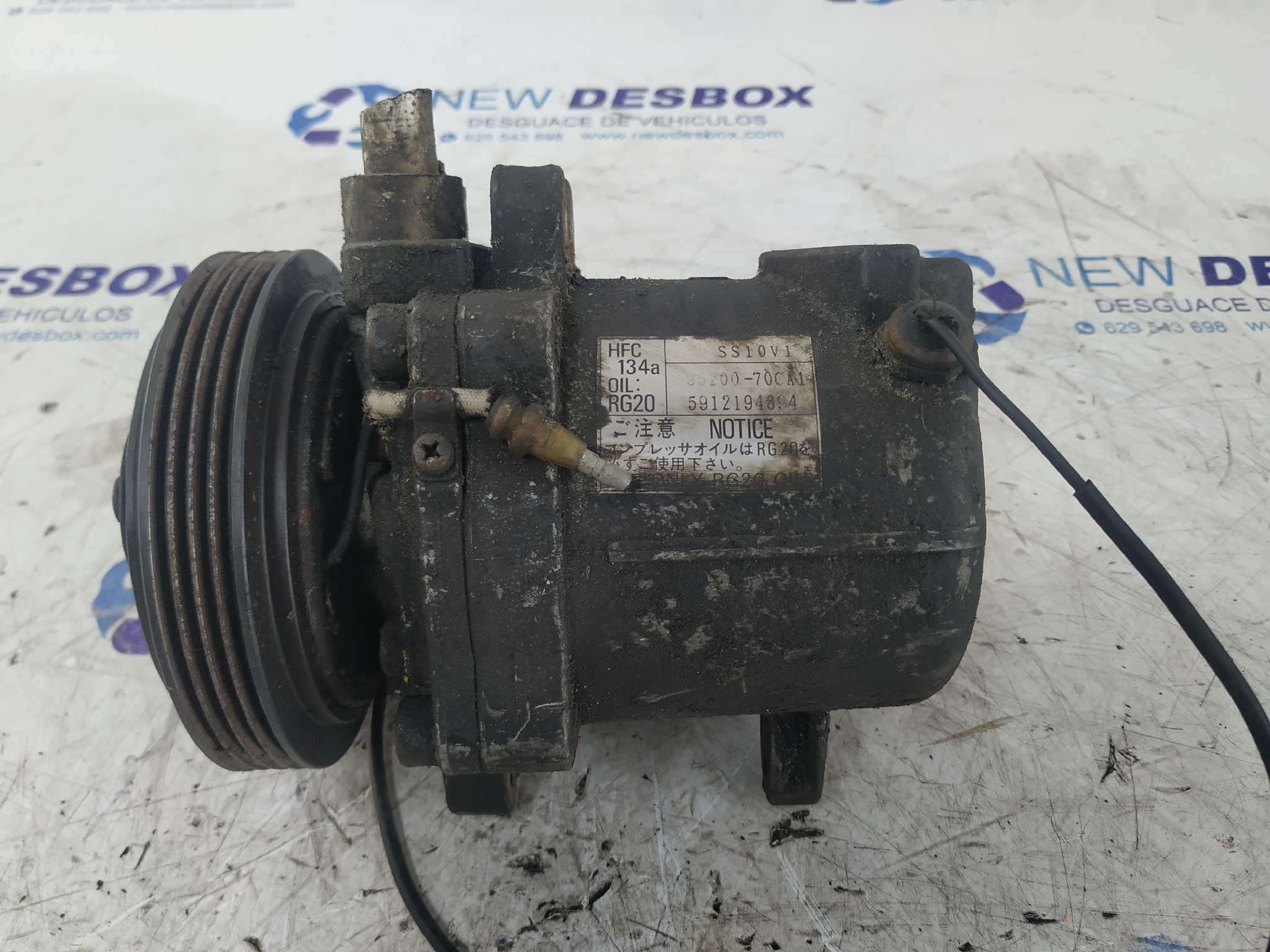 COMPRESOR AIRE ACONDICIONADO SUZUKI SWIFT SF BERLINA (MA) - vista 5