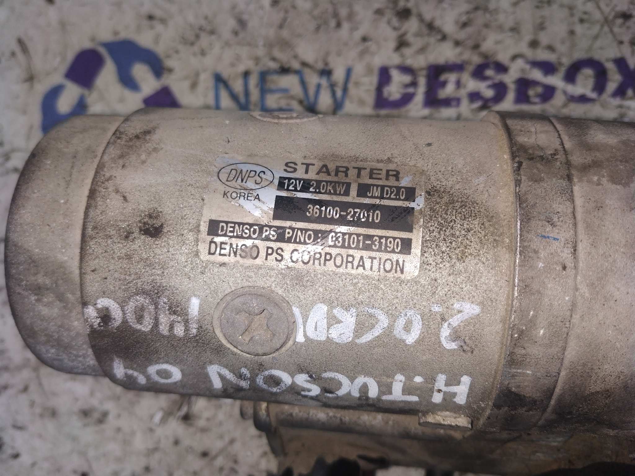 MOTOR ARRANQUE HYUNDAI TUCSON (JM) - vista 6