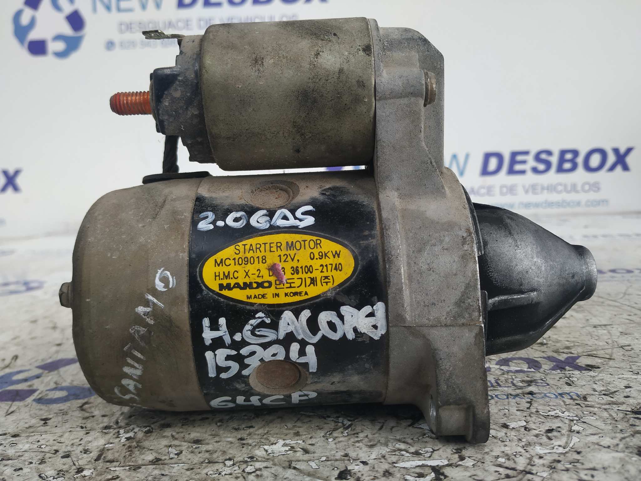 MOTOR ARRANQUE MITSUBISHI SANTAMO (HYUNDAI)