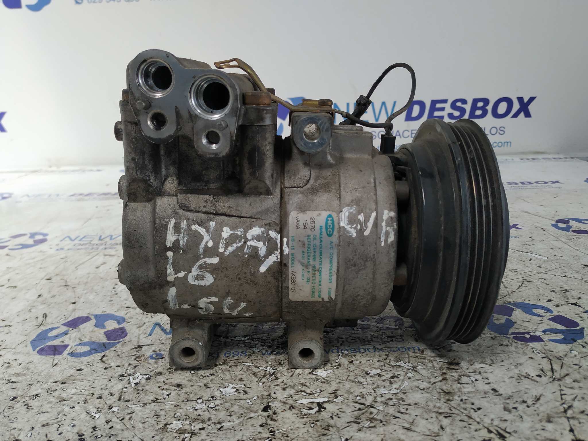 COMPRESOR AIRE ACONDICIONADO HYUNDAI COUPE (RD) - vista 3