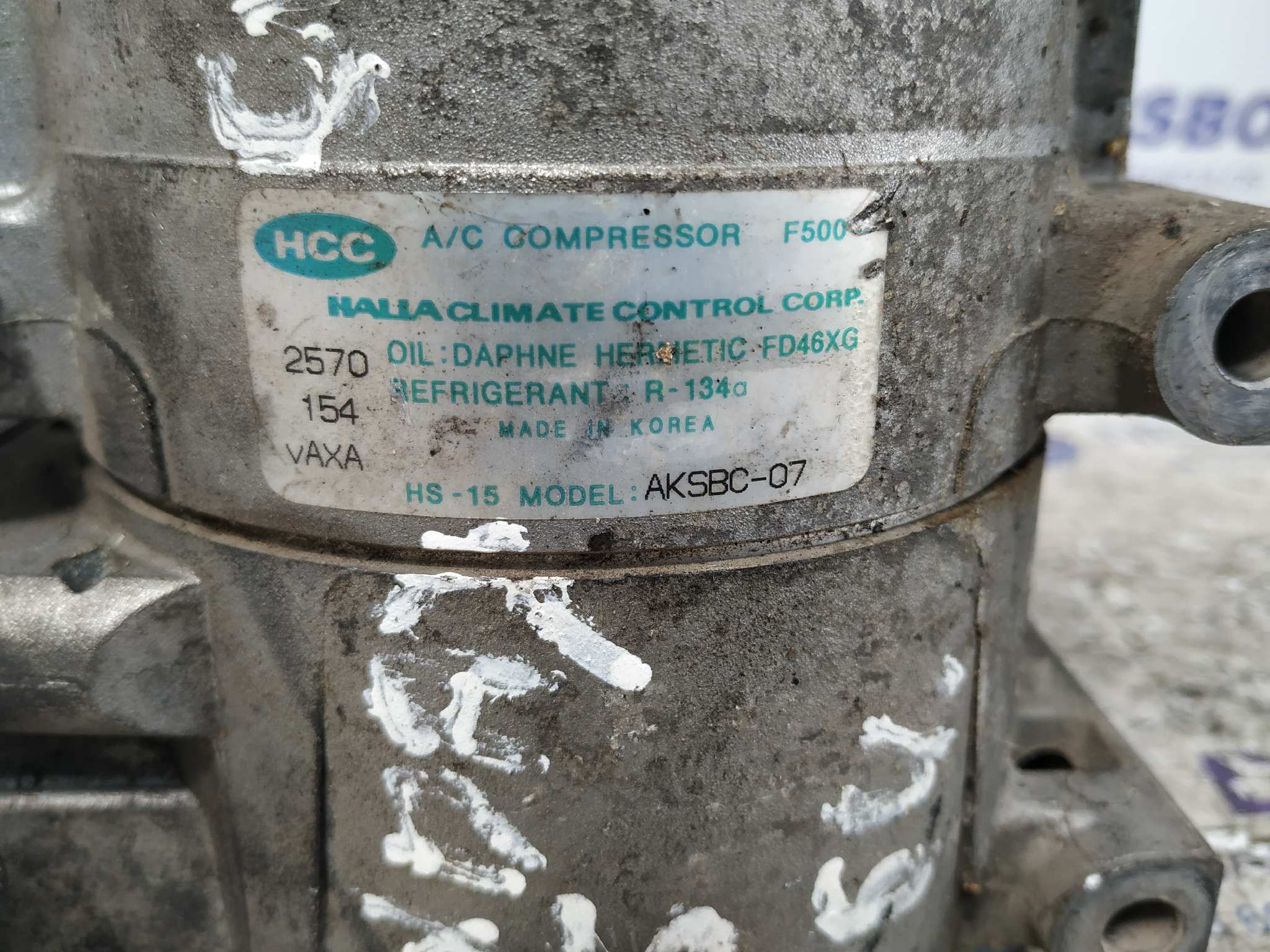 COMPRESOR AIRE ACONDICIONADO HYUNDAI COUPE (RD) - vista 4