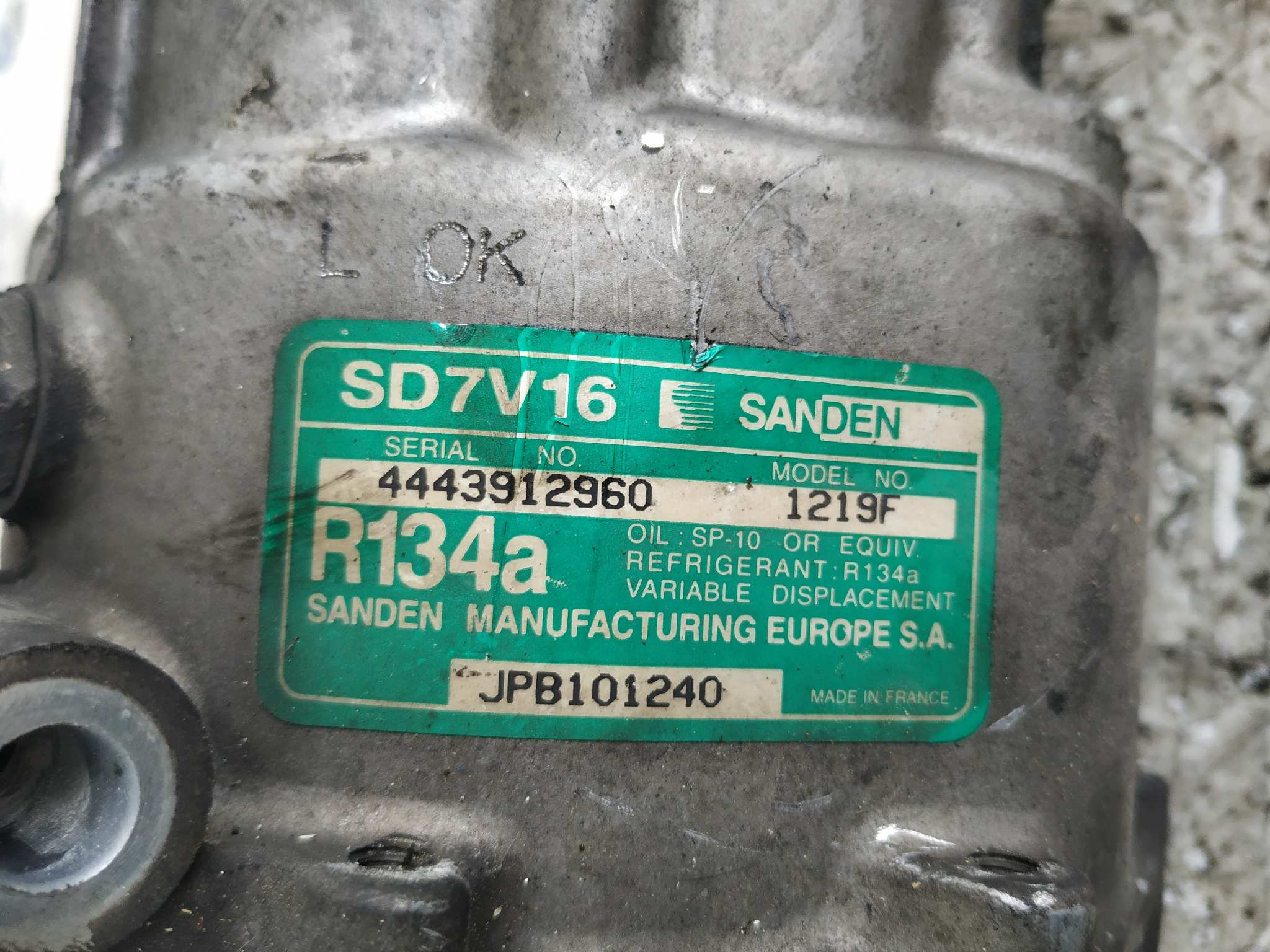 COMPRESOR AIRE ACONDICIONADO MG ROVER SERIE 200 (RF) - vista 2