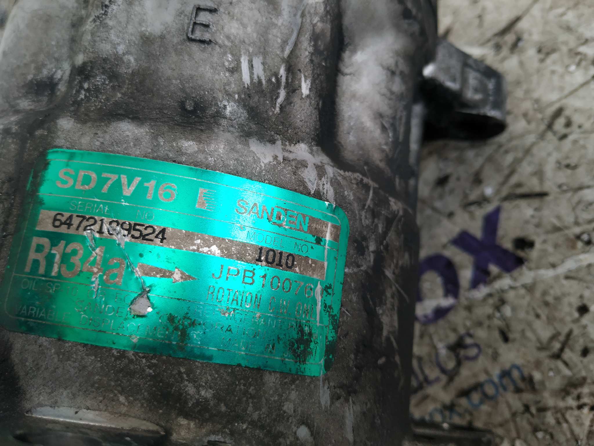 COMPRESOR AIRE ACONDICIONADO MG ROVER SERIE 400 (RT) - vista 5