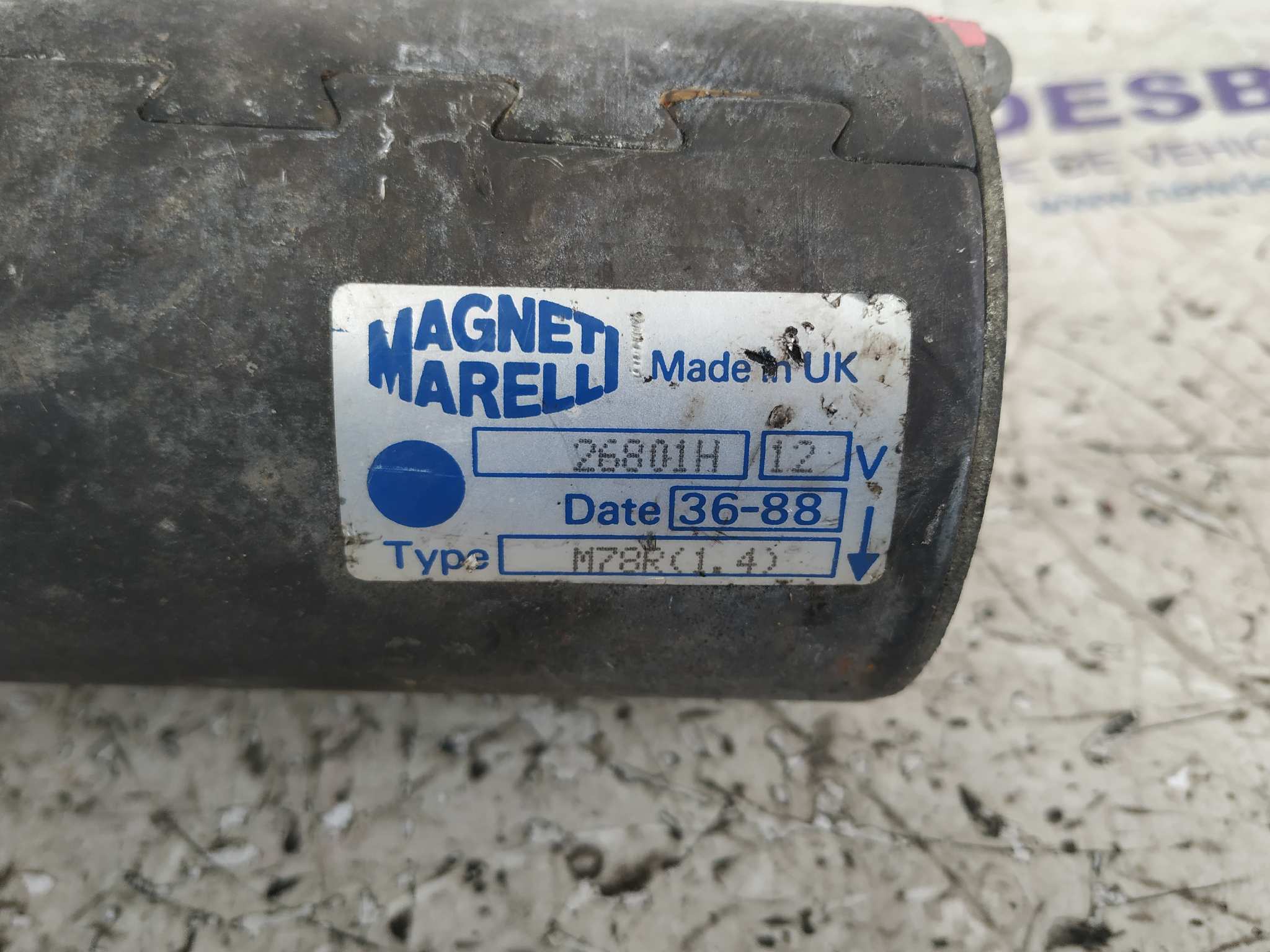 MOTOR ARRANQUE LAND ROVER RANGE ROVER (LP) - vista 7