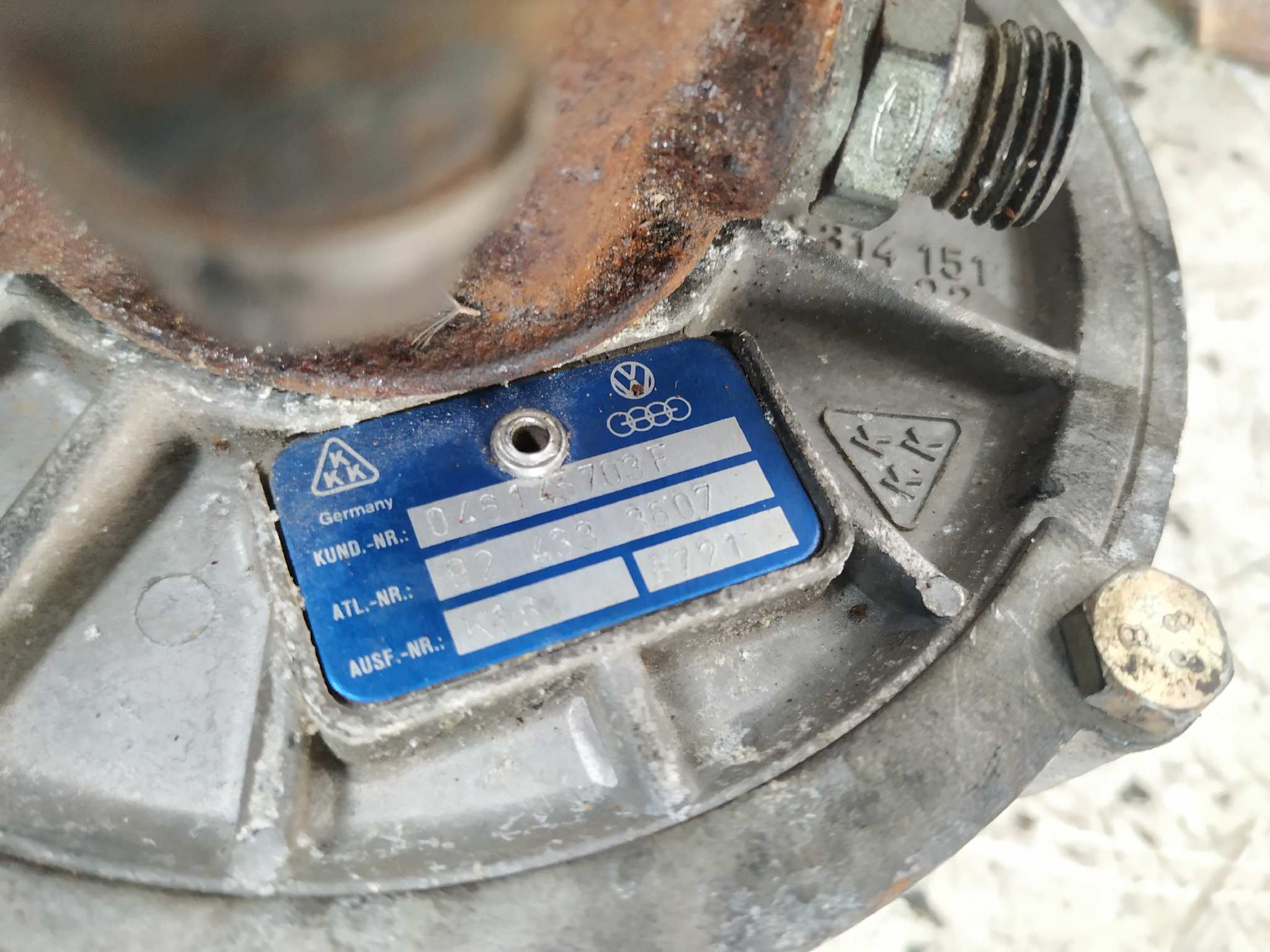 TURBOCOMPRESOR AUDI 100 BERLINA (C4) - vista 4