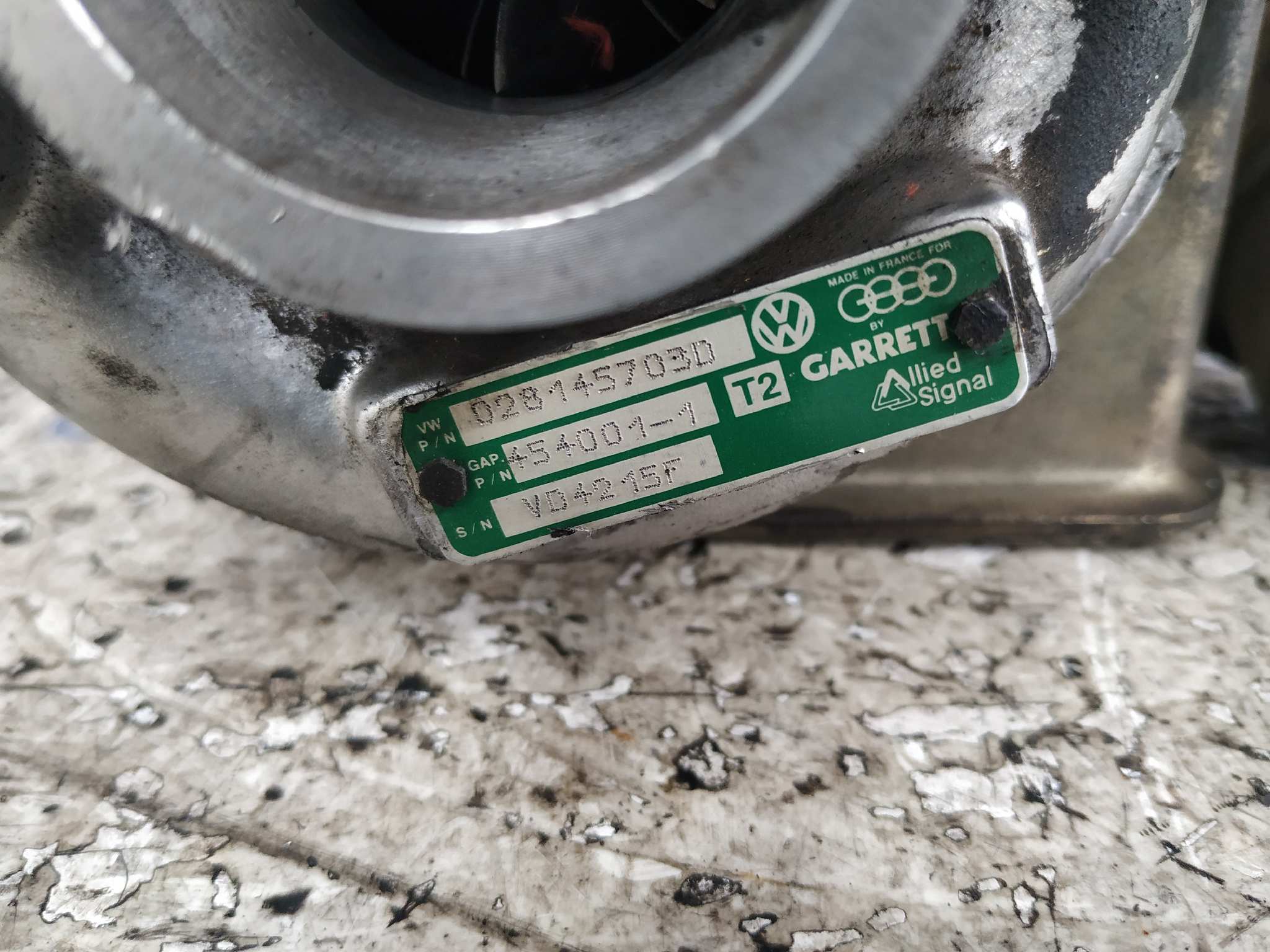 TURBOCOMPRESOR AUDI 80 AVANT - vista 7