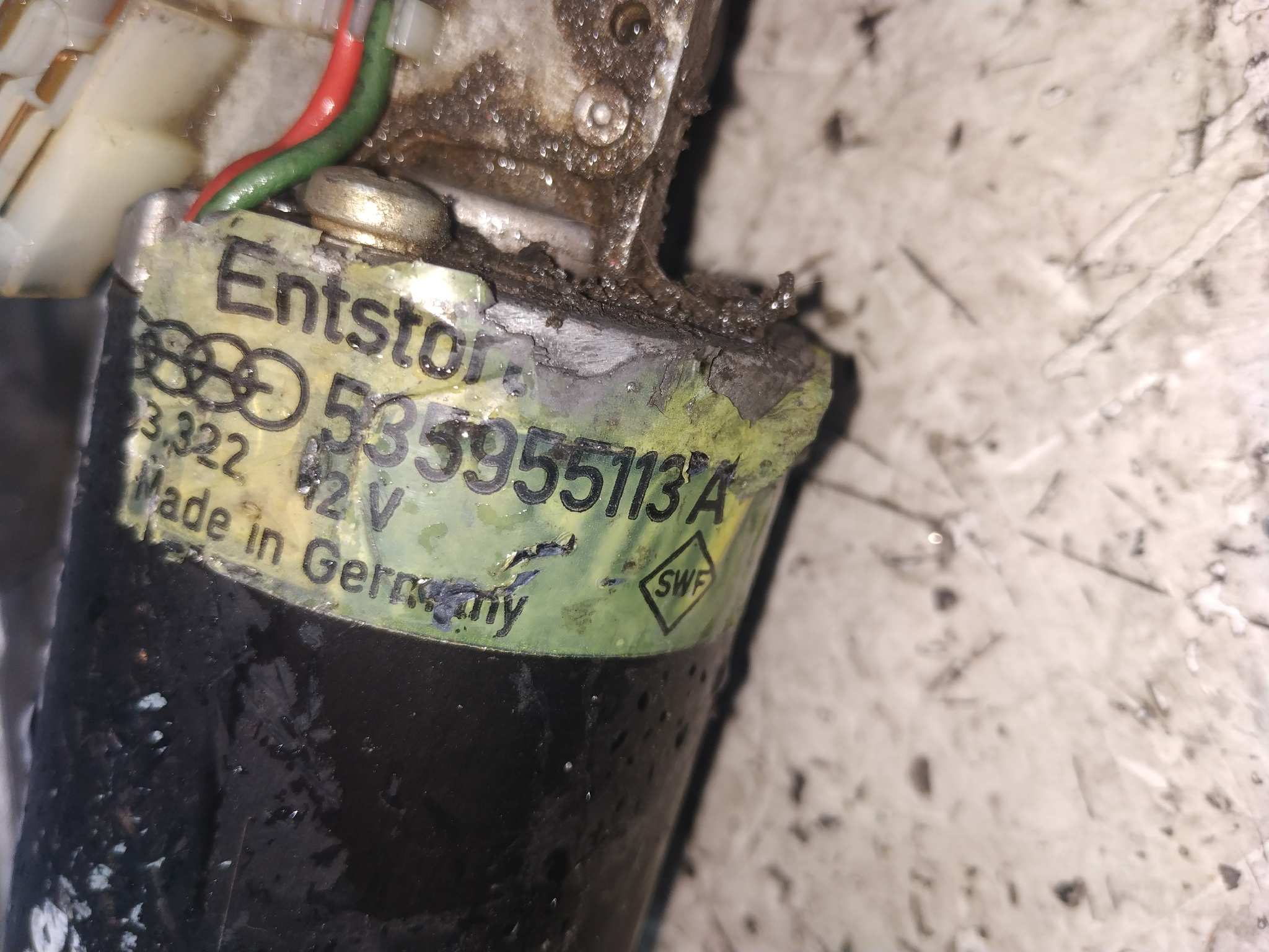 MOTOR LIMPIA DELANTERO VOLKSWAGEN CORRADO (509) - vista 4