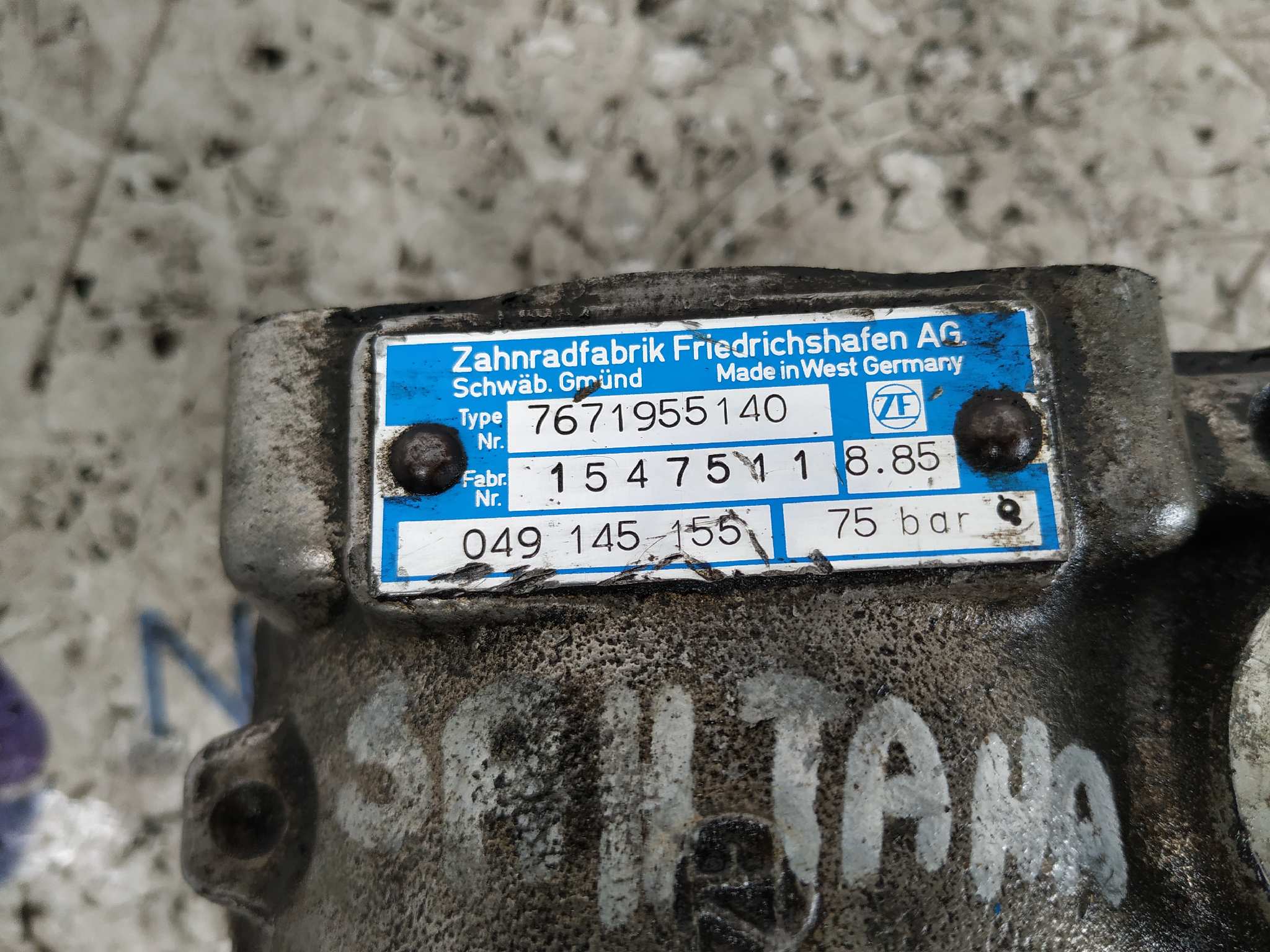 BOMBA DIRECCION VOLKSWAGEN SANTANA (327) - vista 4